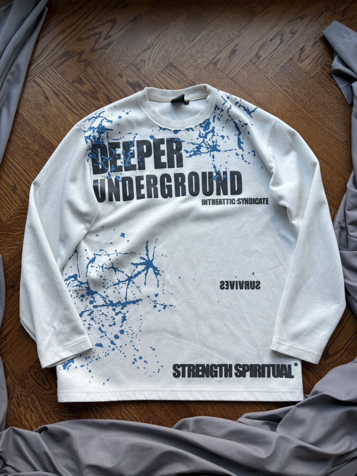 Rap Tees × Ruff Ryders × Vintage Vintage Ruff Ryders Longsleeve Underground DMX Y2K 1990s L/S Size US M / EU 48-50 / 2 - 4 Thumbnail