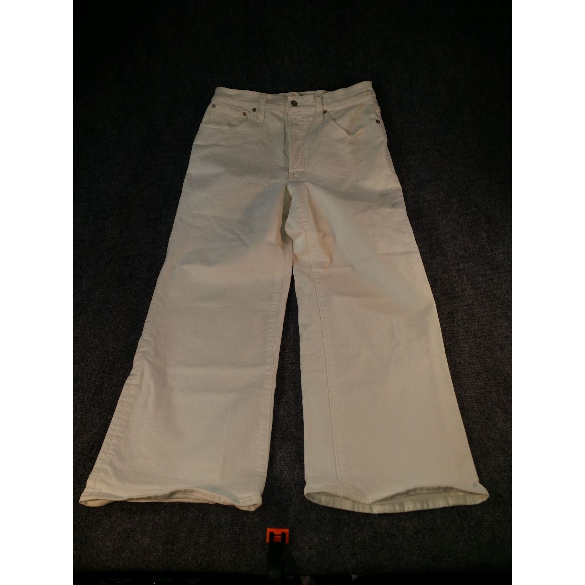 Madewell Madewell The Perfect Vintage Wide Leg Crop Jeans Women Sz 30 Size 30" / US 8 / IT 44 - 1 Thumbnail