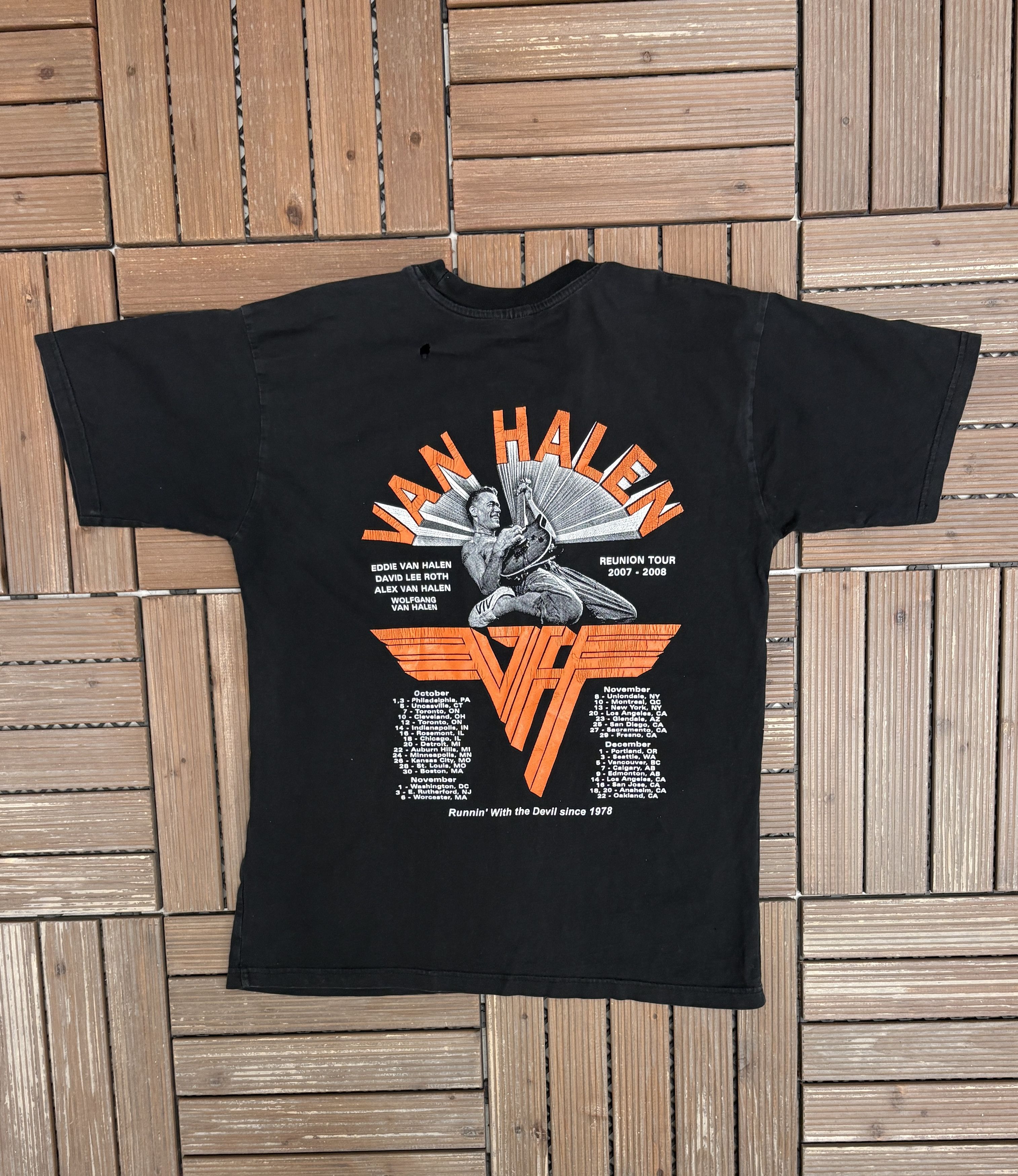 Vintage Van Halen Reunion Tour 2007-2008 Vintage Tee Size US M / EU 48-50 / 2 - 4 Thumbnail