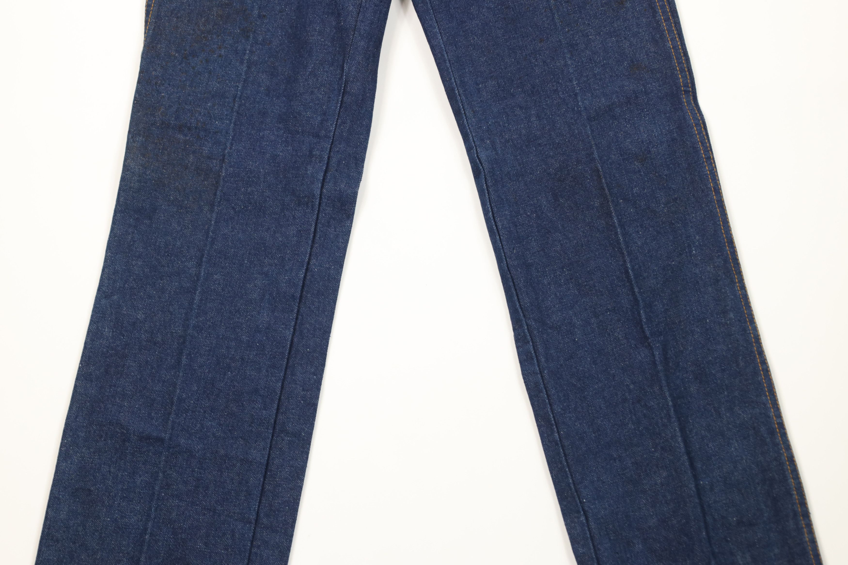 Vintage Vintage 70s Streetwear Straight Leg Denim Jeans Blue USA Size 26" / US 2 / IT 38 - 3 Thumbnail