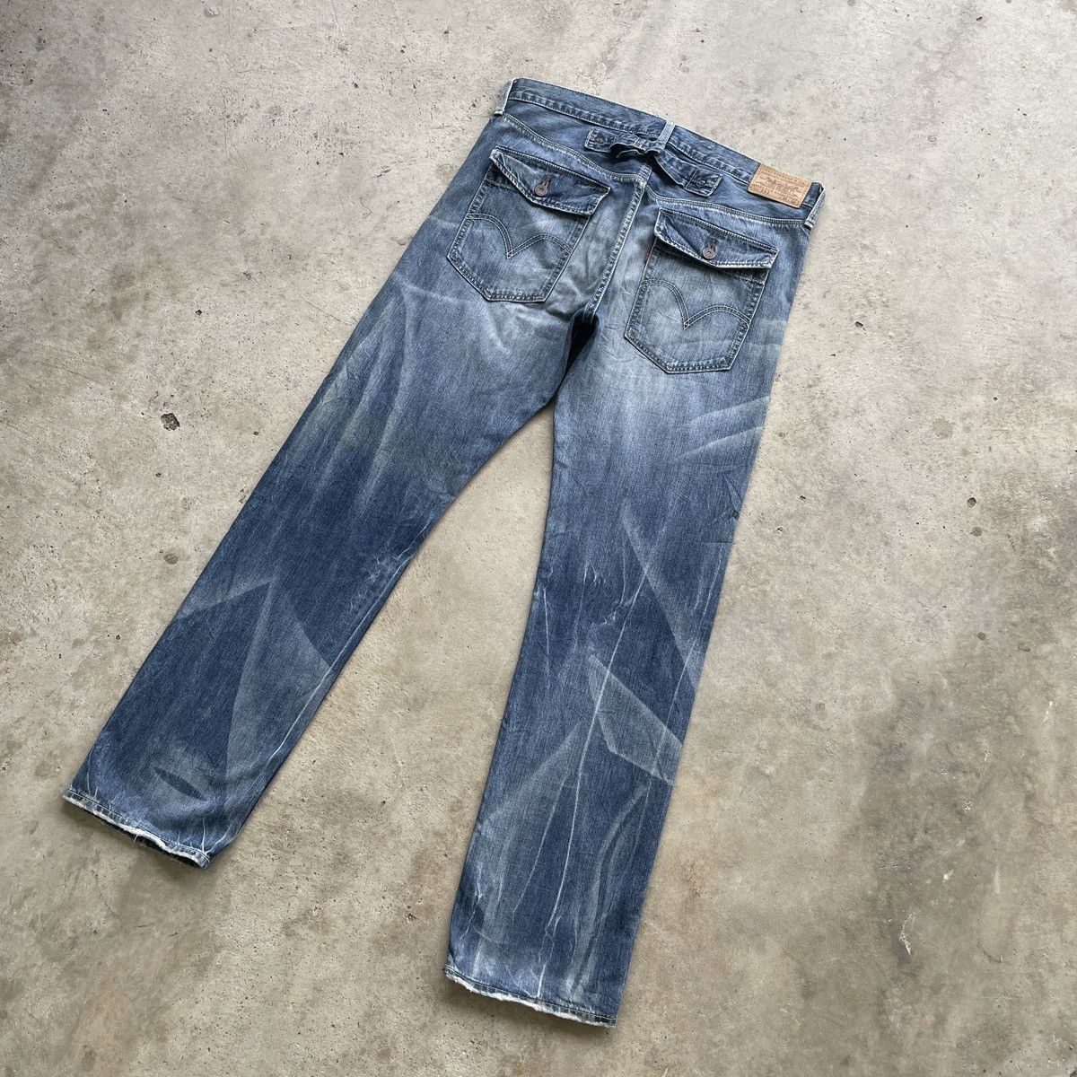 Levi's Vintage Levi’s 202 Faded Buckle Denim Distressed Jeans Pants Size US 36 / EU 52 - 15 Thumbnail