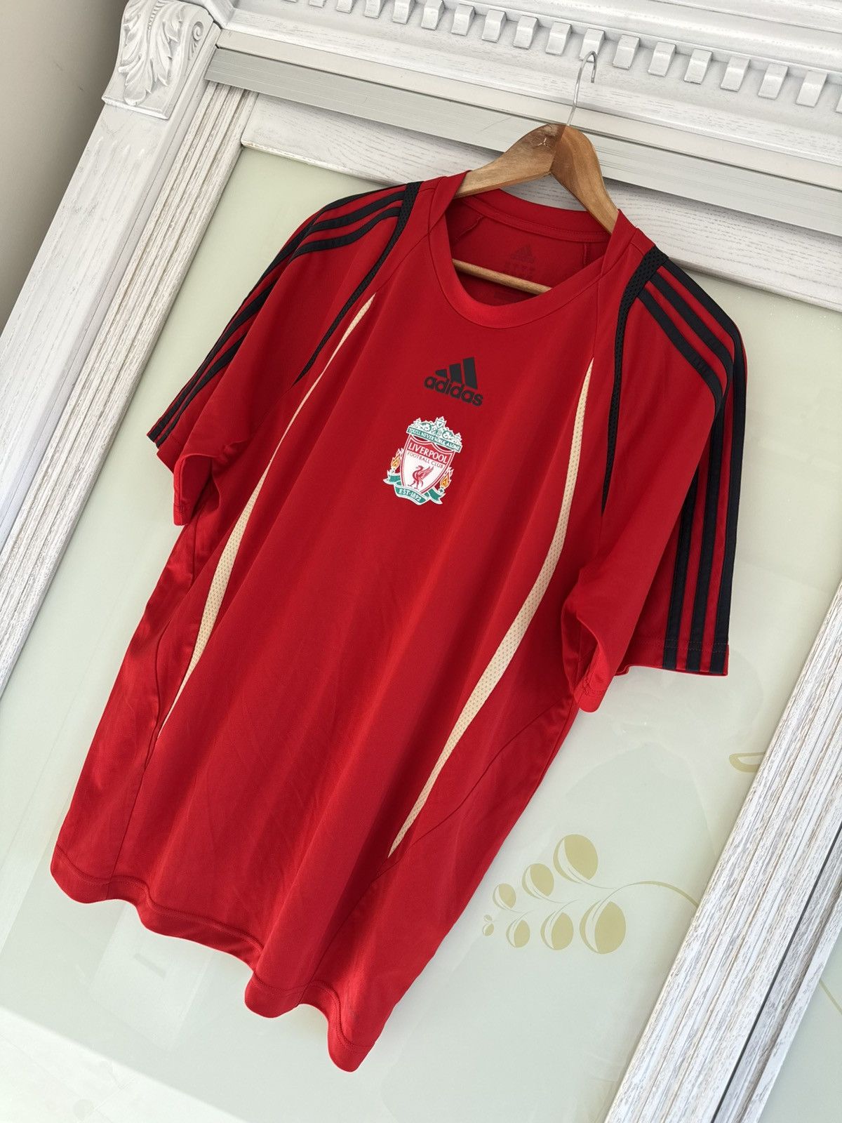 Adidas Liverpool 2009-2010 Soccer Training Jersey Football Shirt Size US L / EU 52-54 / 3 - 3 Thumbnail