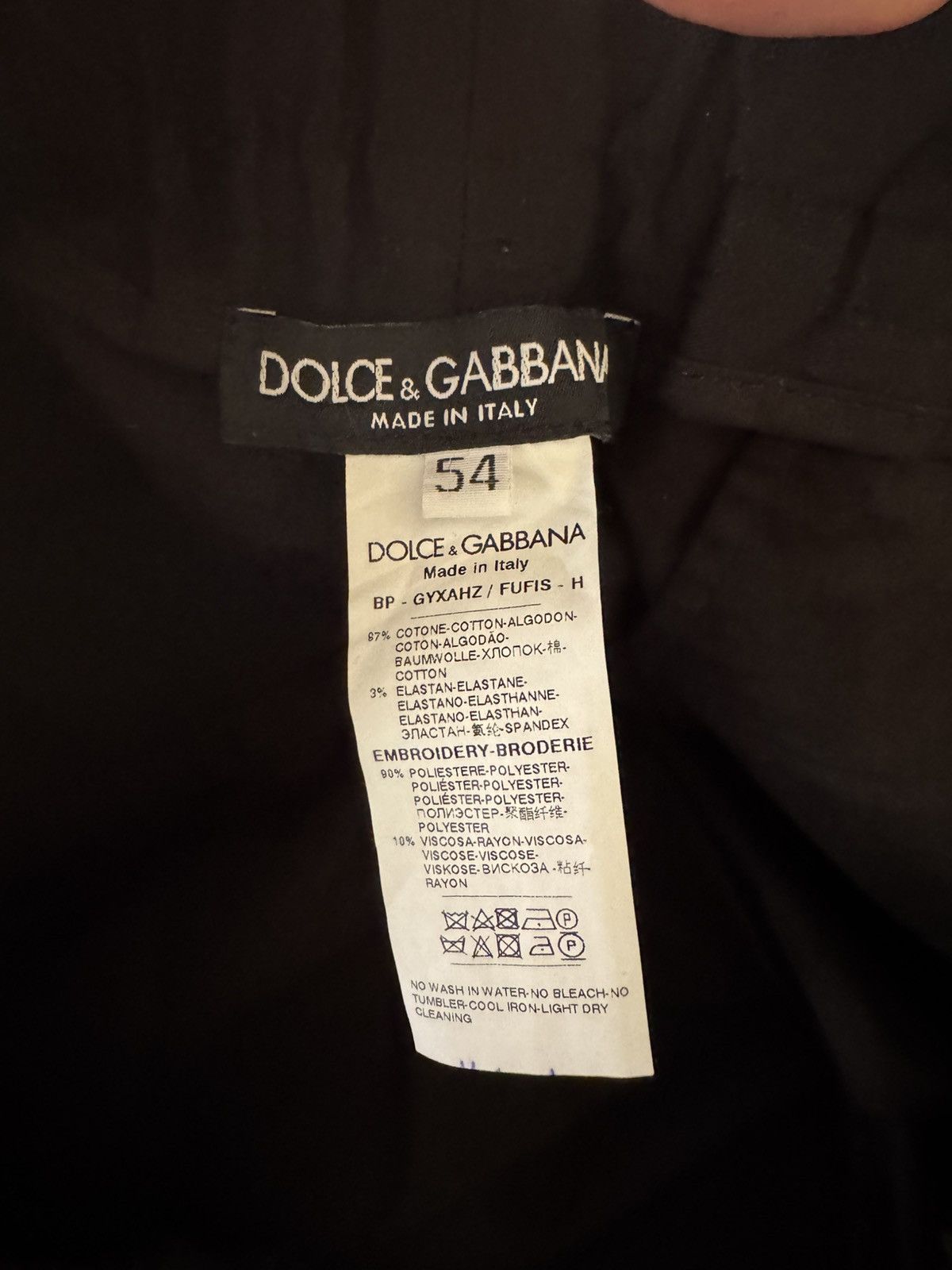 Dolce & Gabbana DOLCE & GABBANA DG Crown Logo Cotton Bermuda Sweatshorts Size US 38 / EU 54 - 5 Thumbnail