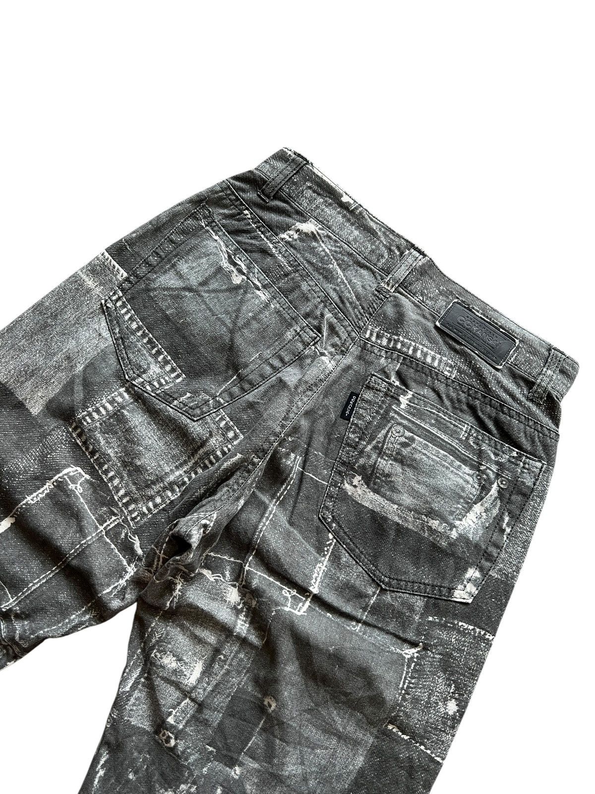Kansai Yamamoto 1990s Kansai Yamamoto Printed Patchwork Pants Size US 27 - 7 Thumbnail