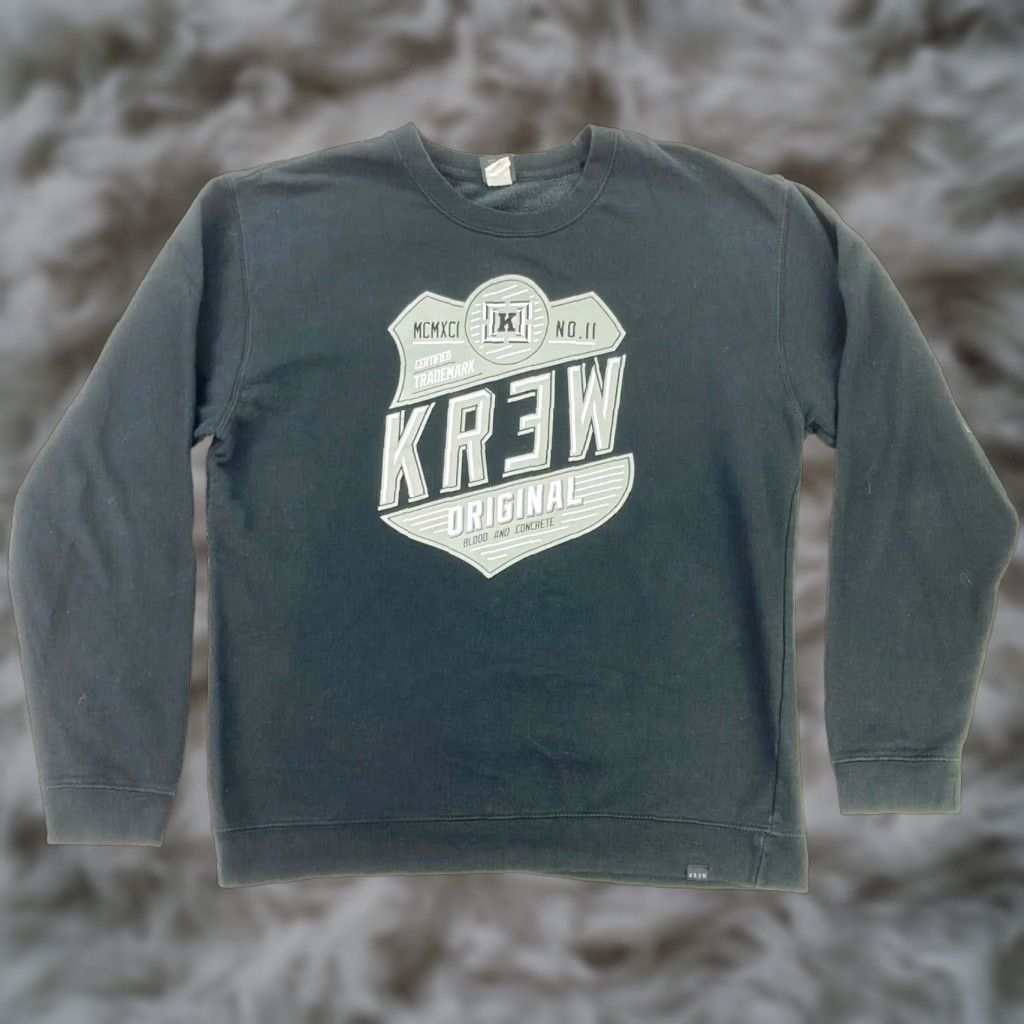Krewe Krew Sweatshirt Men’s Crew Neck Pullover Black XL Size US XL / EU 56 / 4 - 1 Thumbnail