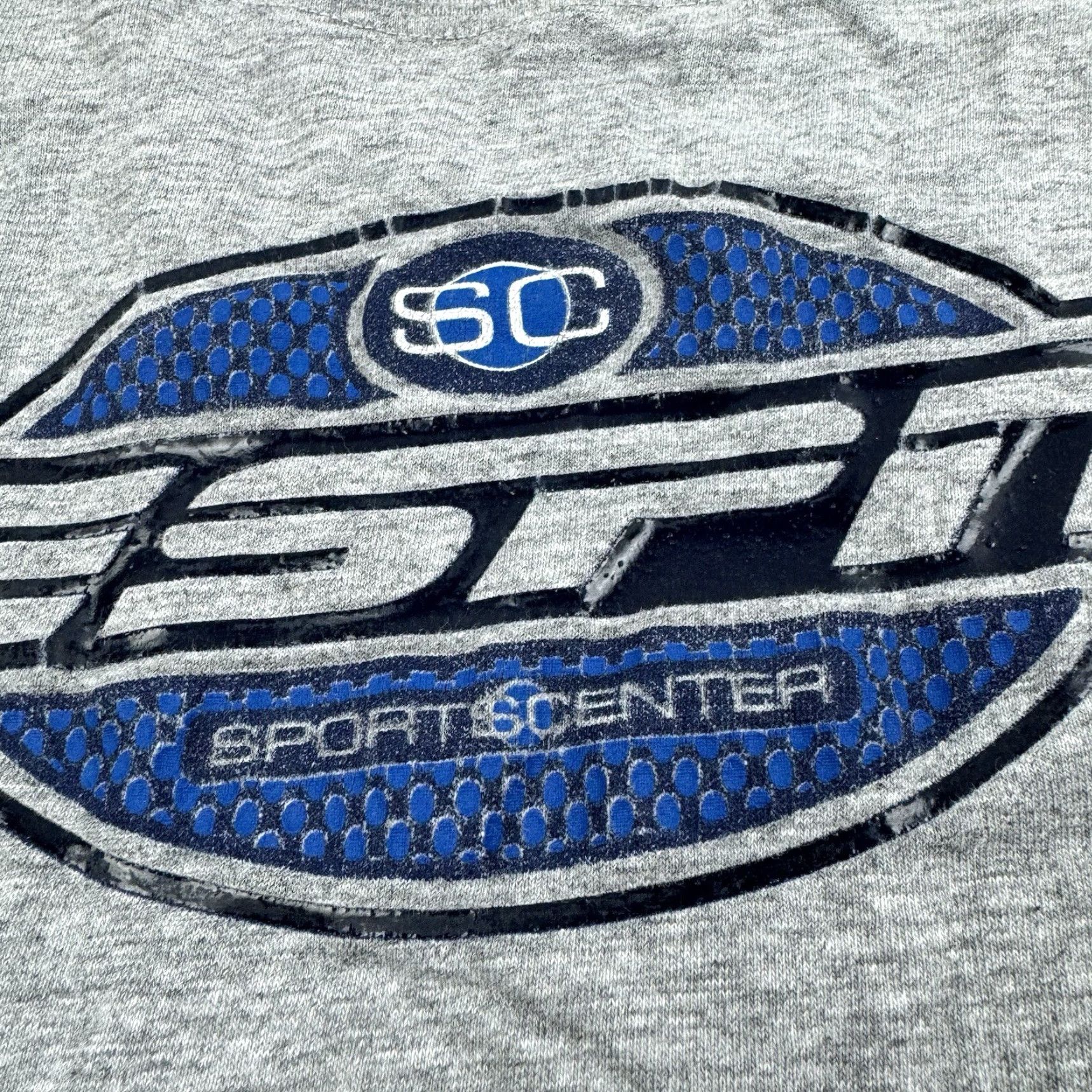 Vintage VINTAGE ESPN T SHIRT Adult XL Gray Sports Long Sleeve Y2K Grunge Sportscenter Mens Size US XL / EU 56 / 4 - 6 Thumbnail