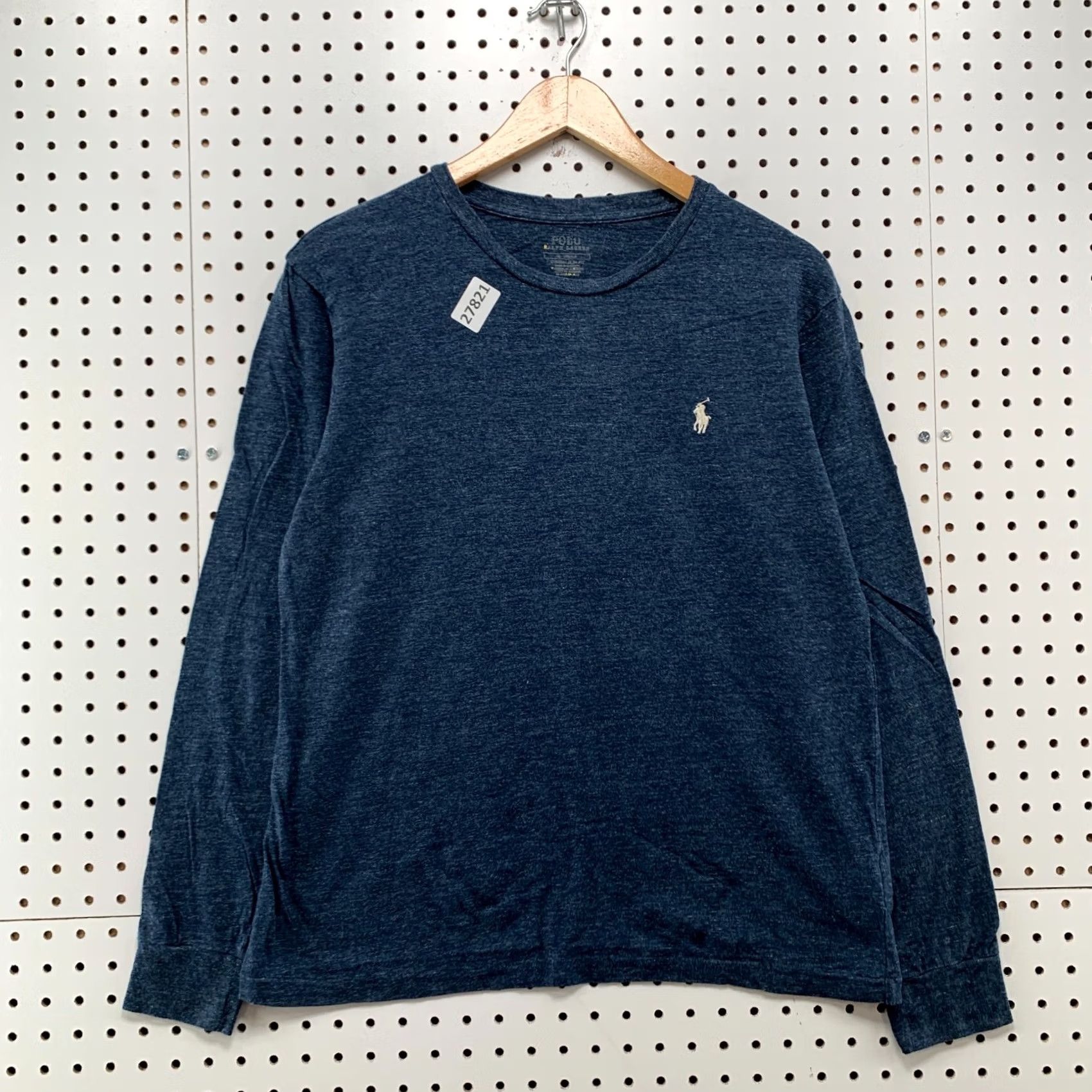 Ralph Lauren Polo Ralph Lauren SHirt Mens Medium Long Sleeve Bue White Pony 20.5X24.5 Size US M / EU 48-50 / 2 - 2 Thumbnail