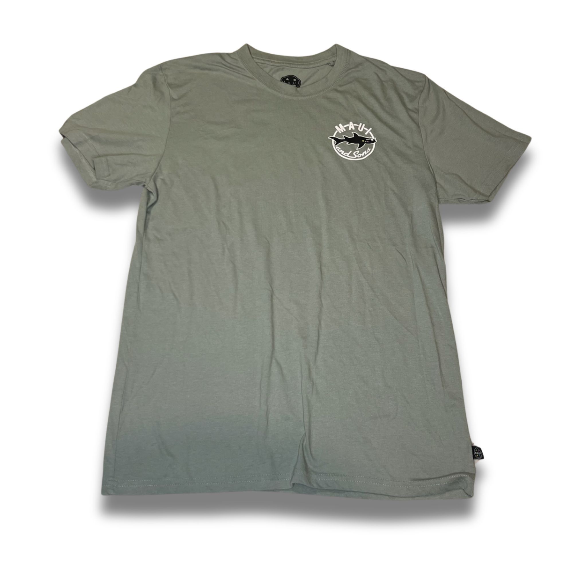 Maui and Sons Maui & Sons Mens Green Logo T-Shirt Medium Cotton Casual Cre Size US M / EU 48-50 / 2 - 5 Thumbnail