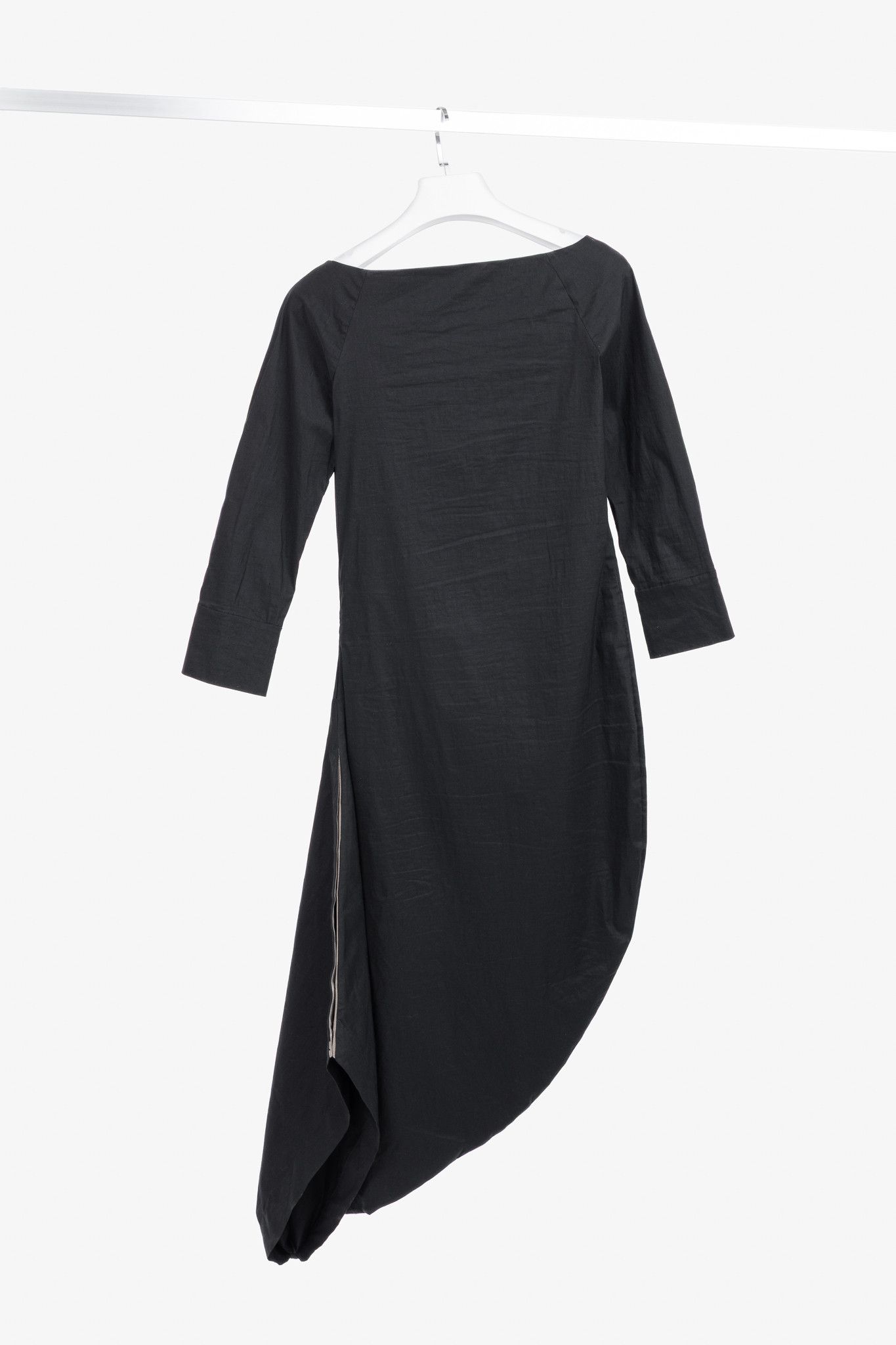 Annette Gortz Annette Gortz SS14 Via Linen & Cotton Draped Midi Dress Size M / US 6-8 / IT 42-44 - 2 Thumbnail