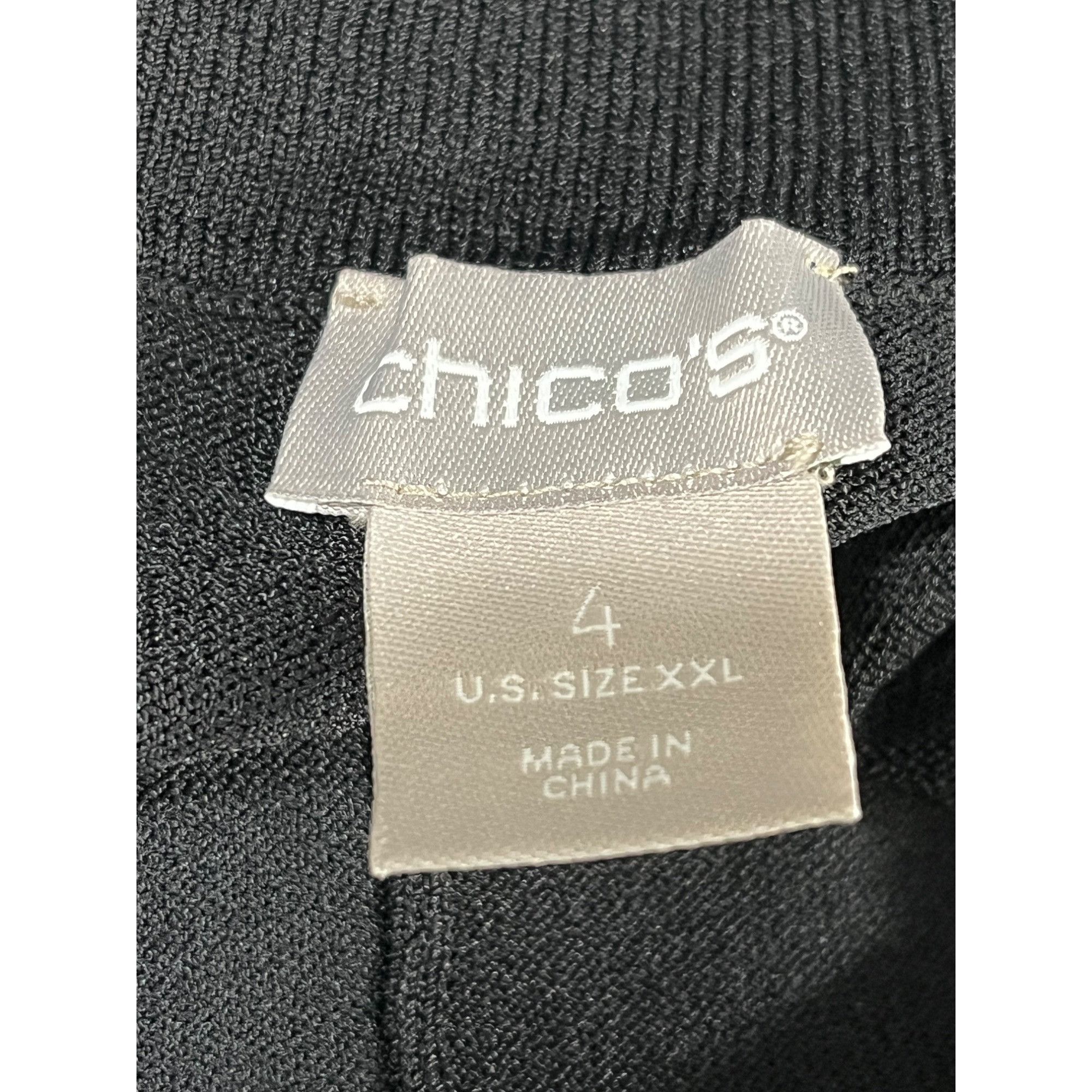 Chicos Chicos Womens Black Cardigan Sweater Size XXL SKU 6740 Size XXL / US 16-18 / IT 52-54 - 5 Thumbnail