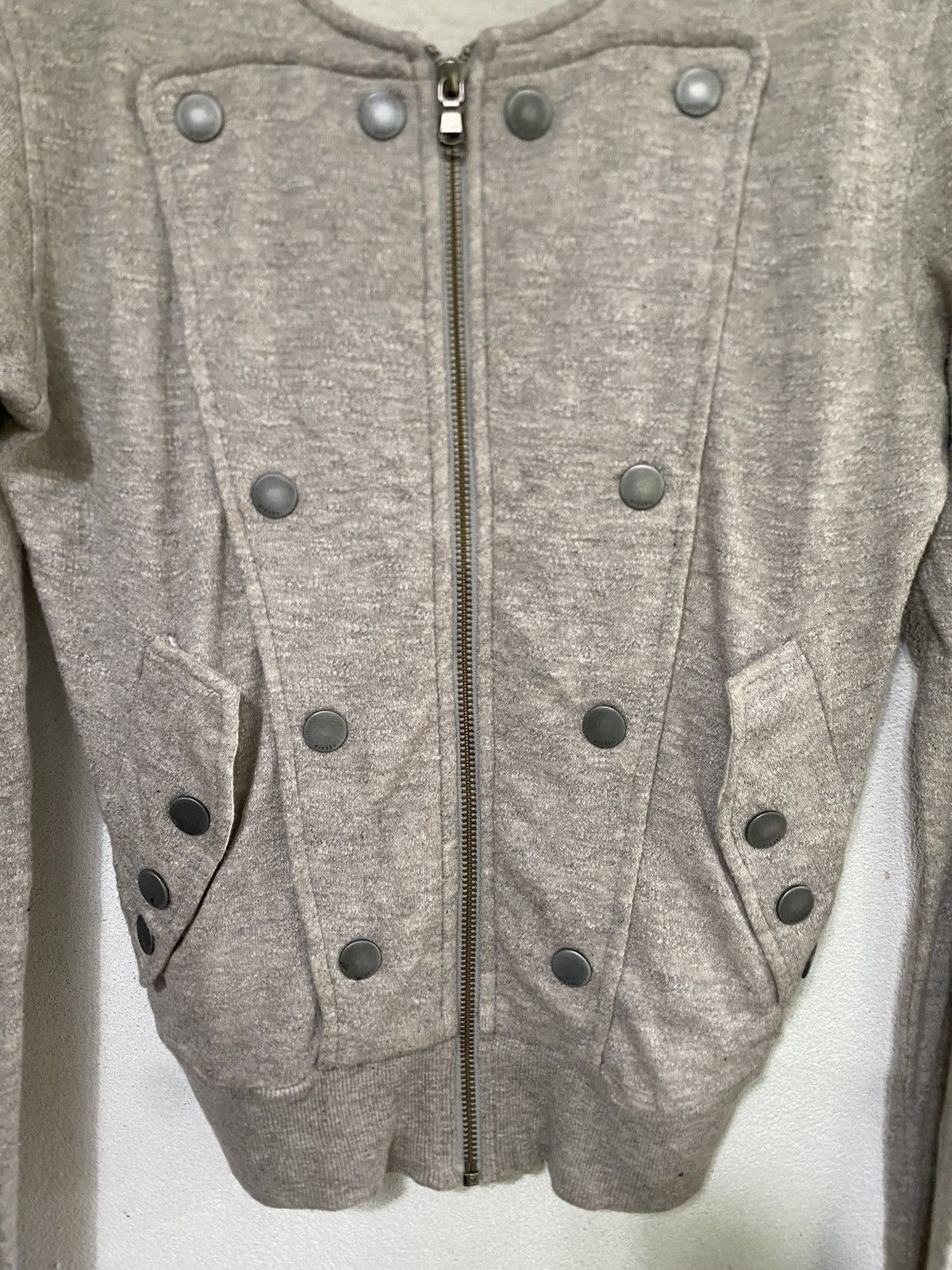 Diesel × Japanese Brand Diesel Crop Top Zip Up Shirt Size S / US 4 / IT 40 - 5 Thumbnail