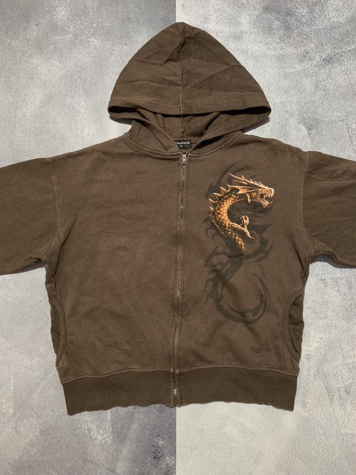 Japanese Brand × Vintage Vintage Y2K Japanese Dragon big logo zip hoodie unisex Size US M / EU 48-50 / 2 - 3 Thumbnail