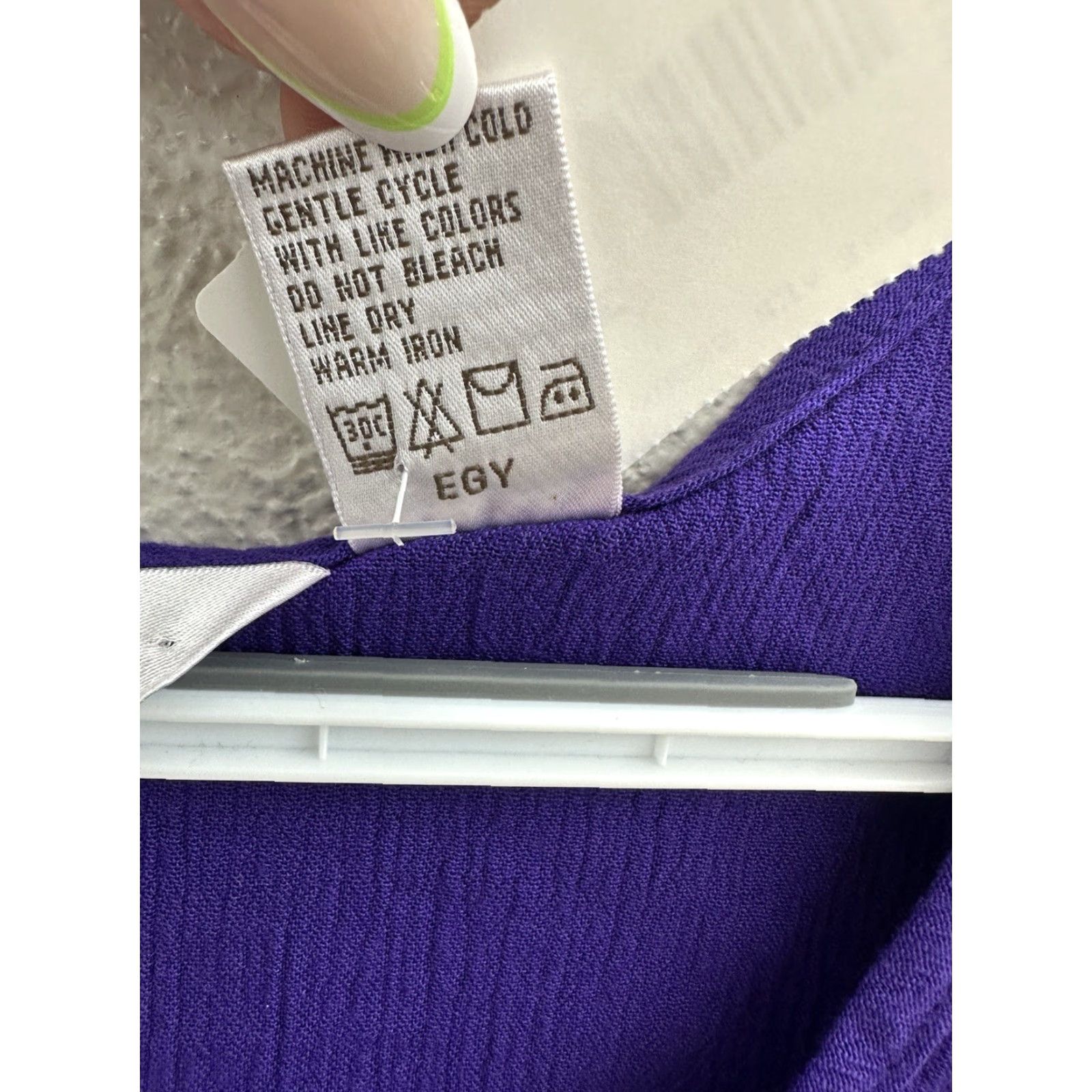 Vintage Drapers & Damons Womens Tank Top Size Medium Purple Wild Plum NWTs Size M / US 6-8 / IT 42-44 - 6 Thumbnail