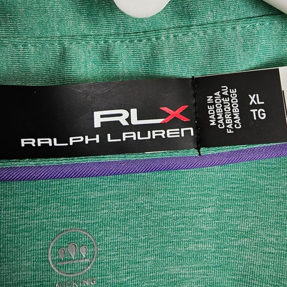 RLX Ralph Lauren Ralph Lauren RLX Mens Golf Polo Shirt Nantucket Green XL Size US XL / EU 56 / 4 - 7 Thumbnail