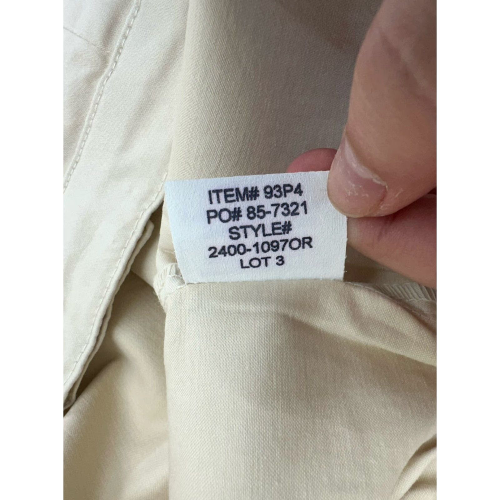 Orvis Orvis Womens Pants Size 16 Stone Side-Button Vineyard Pants USA Made Size 38" / US 16 / IT 52 - 5 Thumbnail