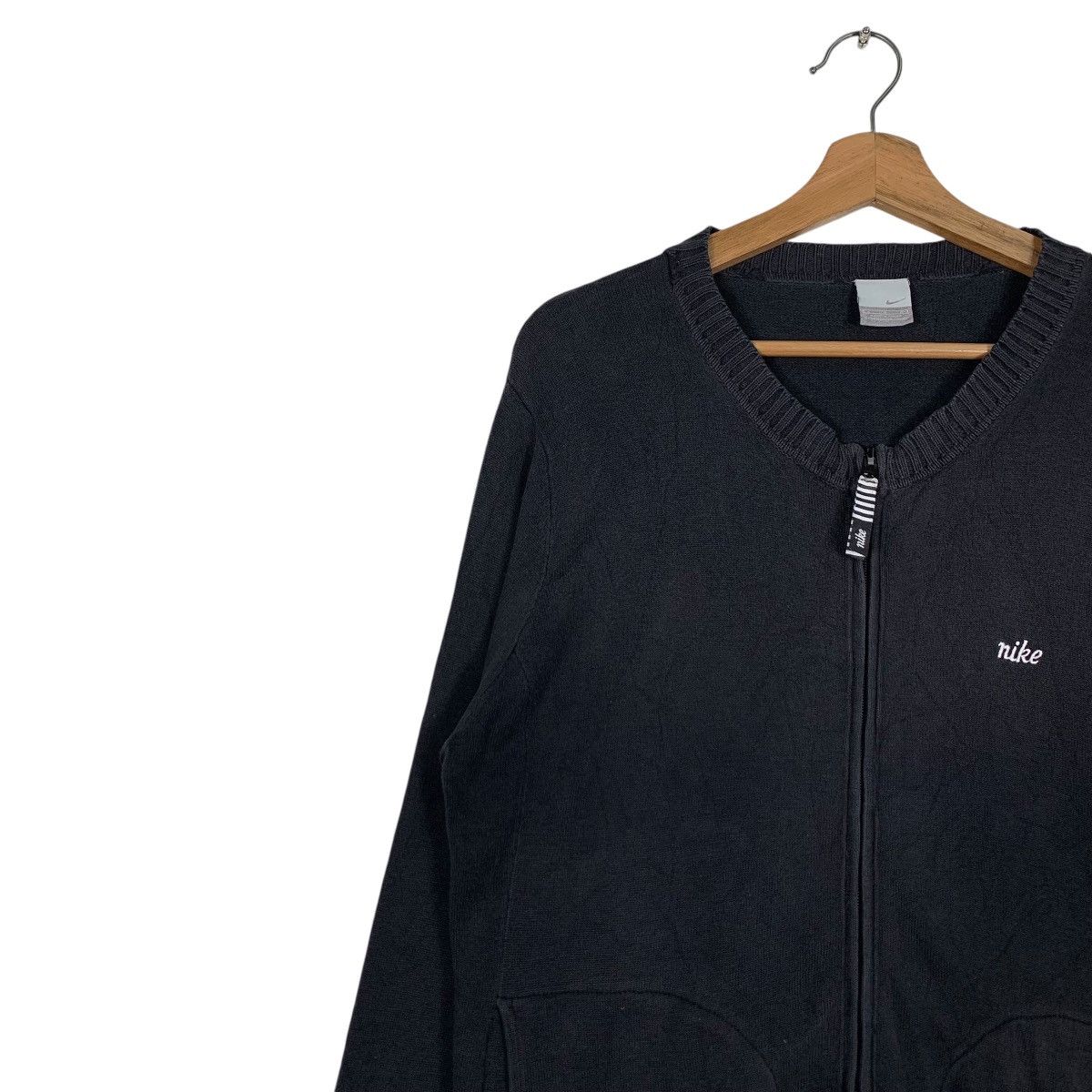 Nike NIKE Embroidery Small Logo Zipper Sweater #1204-C55 Size L / US 10 / IT 46 - 6 Thumbnail