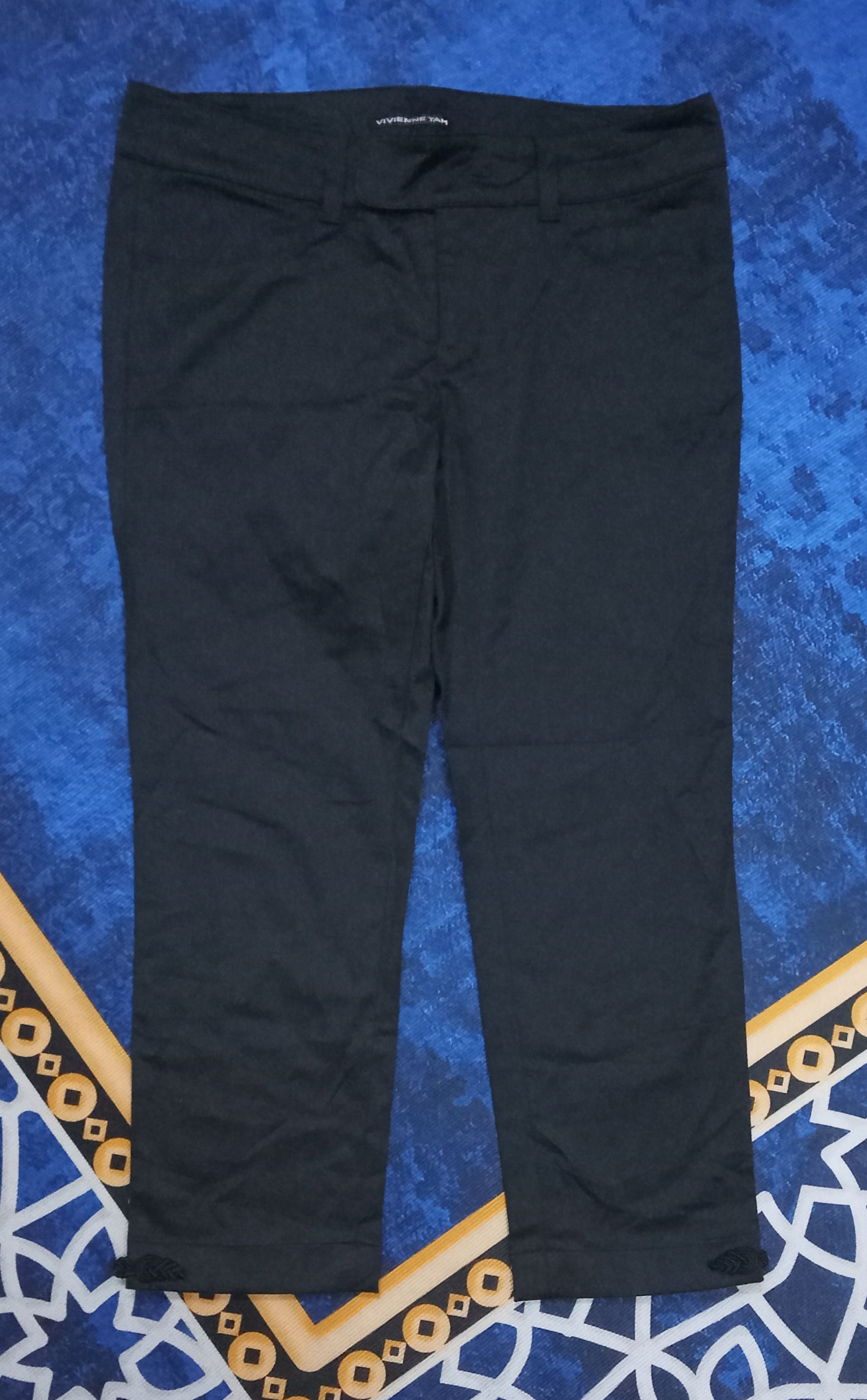 Vivienne Tam Vivienne Tam Black Pants Size 30" / US 8 / IT 44 - 1 Thumbnail