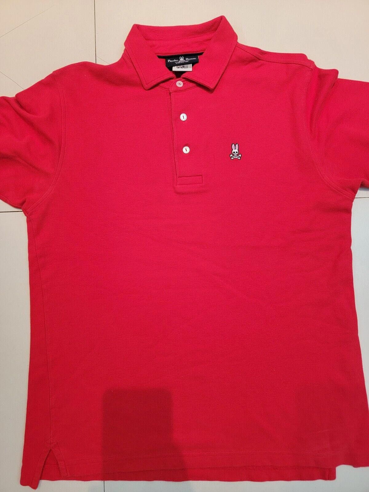 Psycho Bunny PSYCHO BUNNY NWT MEN'S CLASSIC POLO BRILLIANT RED Size US L / EU 52-54 / 3 - 1 Thumbnail