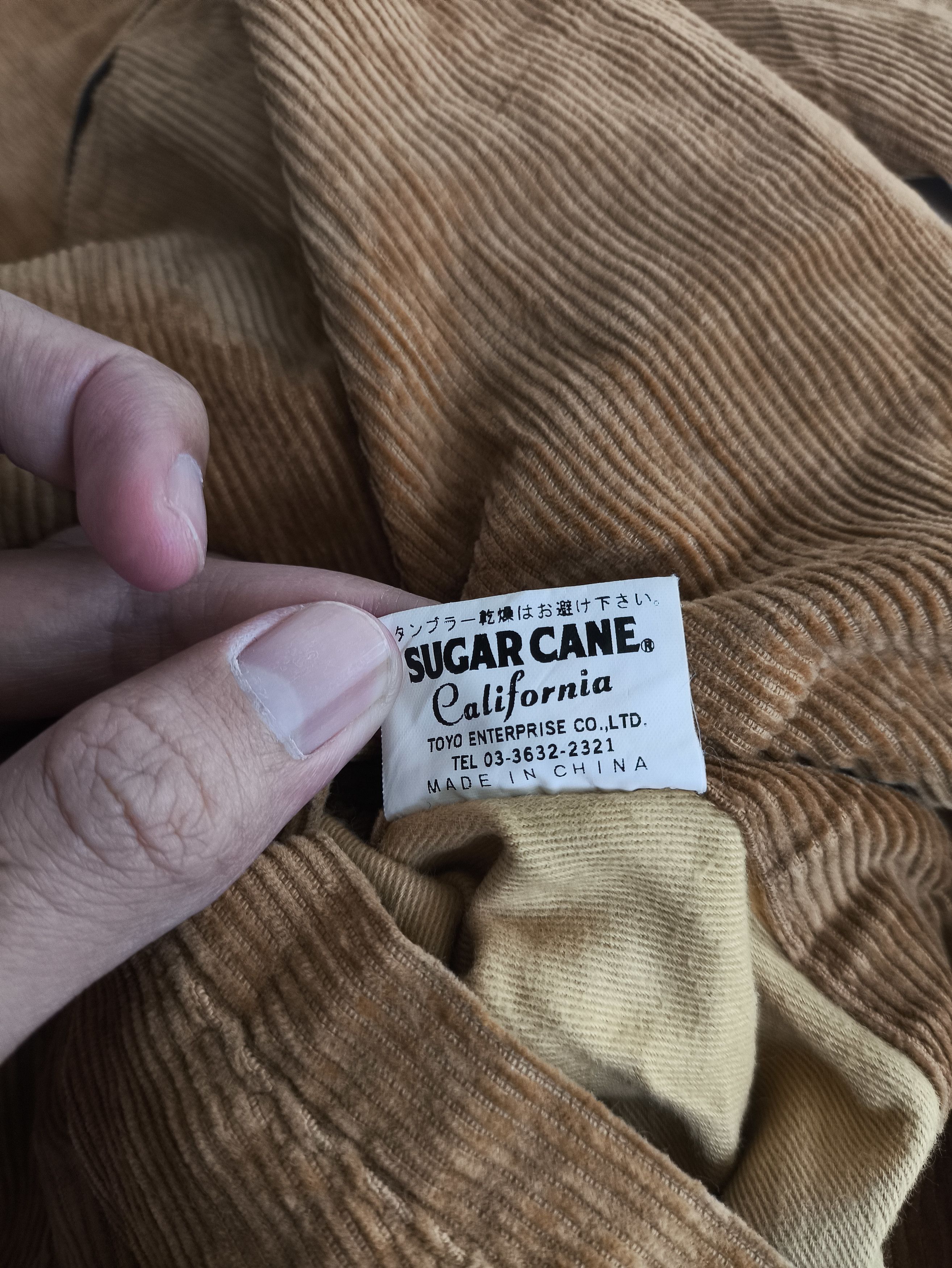 Sugar Cane Sugar cane Toyo Enterprise corduroy jacket Size US L / EU 52-54 / 3 - 6 Thumbnail