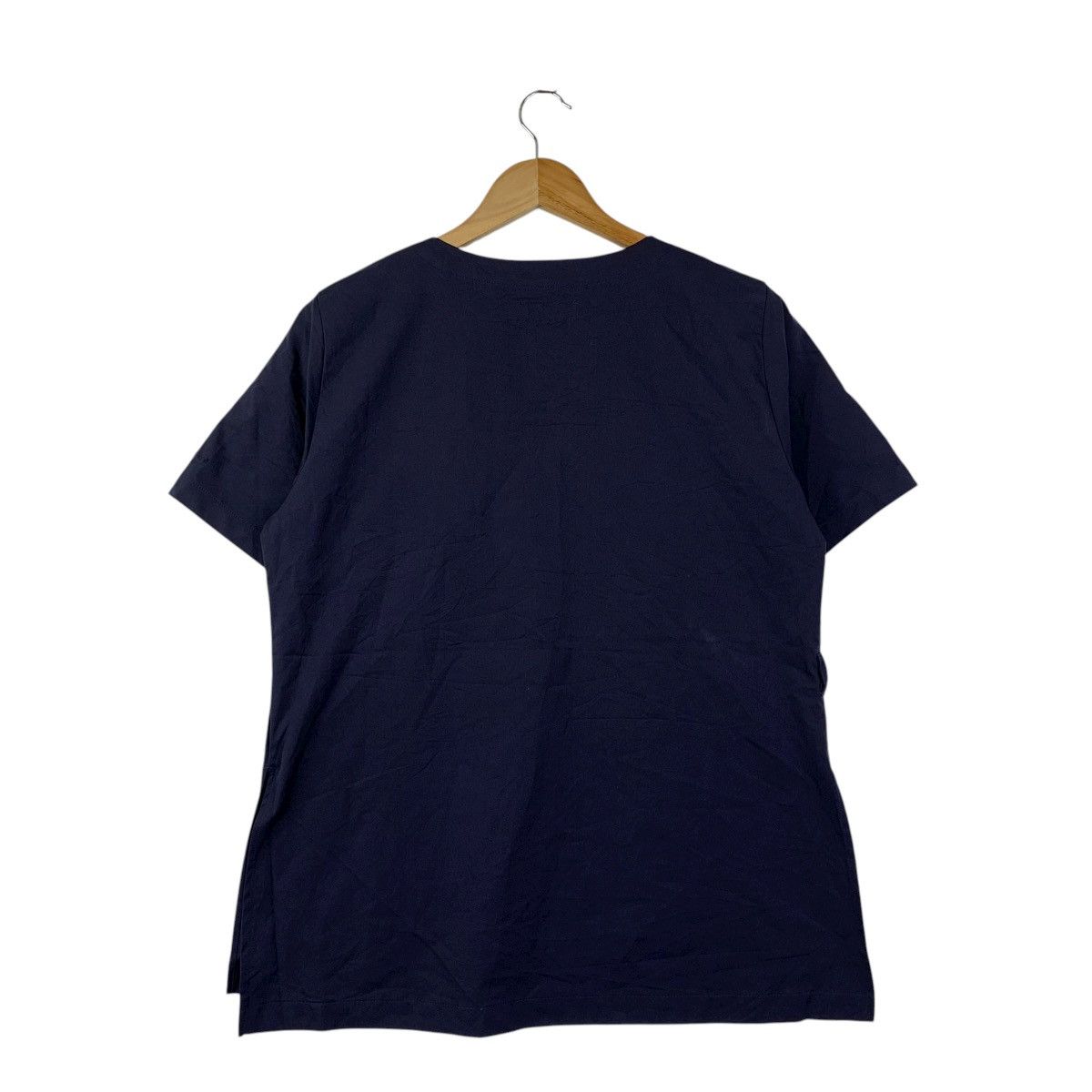 United Arrows United Arrows & Sons Navy V-Neck Utility Scrub Shirt Size US XL / EU 56 / 4 - 4 Thumbnail