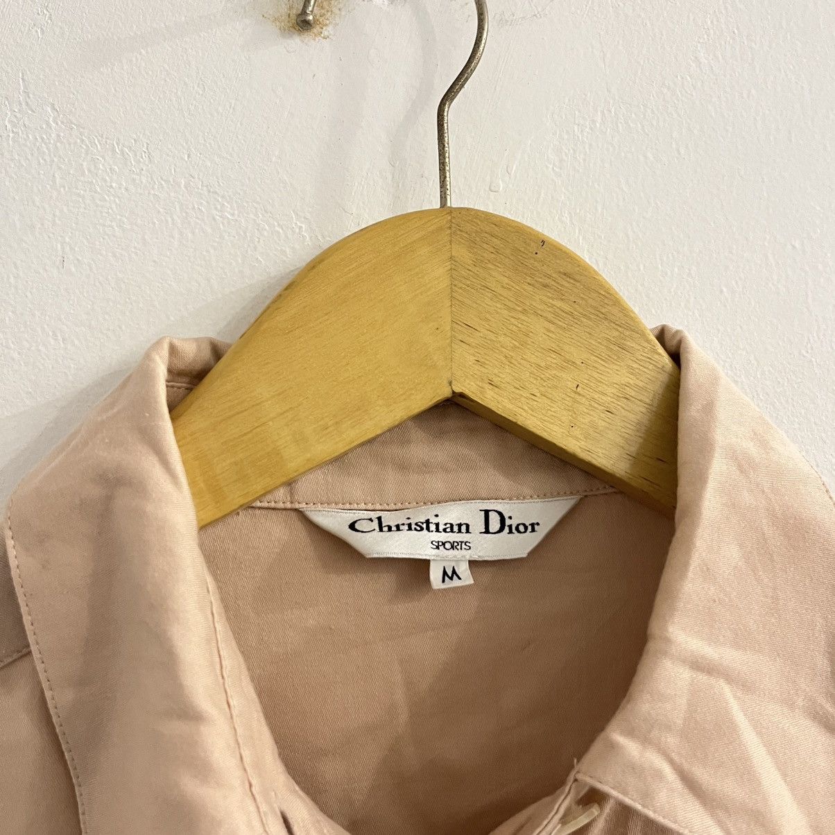 Dior Christian Dior Peach Left Button Shirt Size US M / EU 48-50 / 2 - 4 Thumbnail