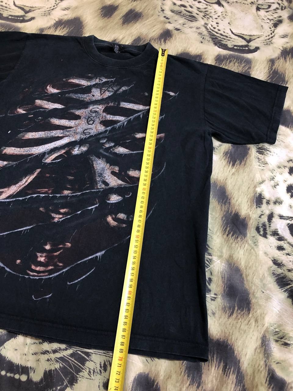 Other Spiral Metalhead 666 Mens T shirt Short Sleeve Black Skull Size US L / EU 52-54 / 3 - 13 Thumbnail