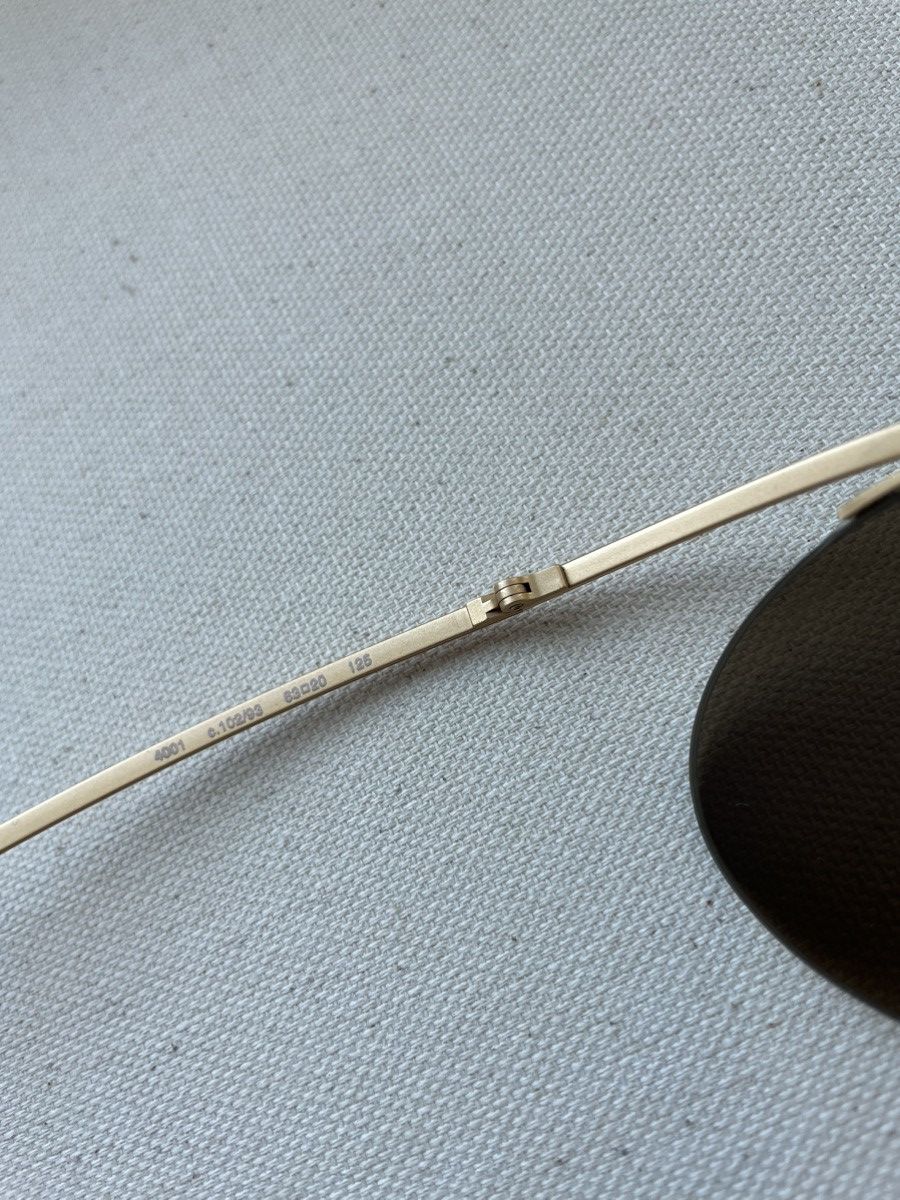 Chanel CHANEL GOLD WIRE LOGO SUNGLASSES Size ONE SIZE - 6 Thumbnail