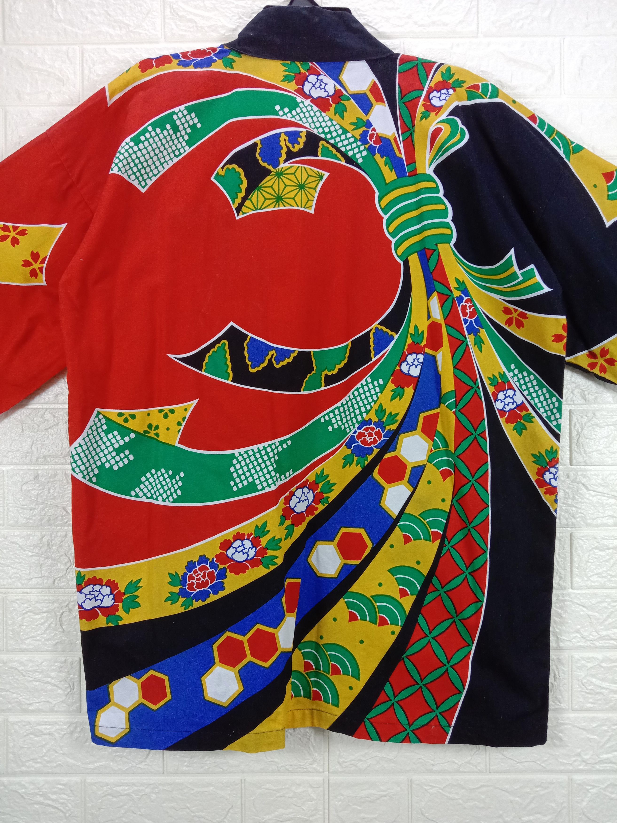 Japanese Brand Vintage Kimono Noragi Haori Hanten Art Cardigan Size US XL / EU 56 / 4 - 2 Thumbnail