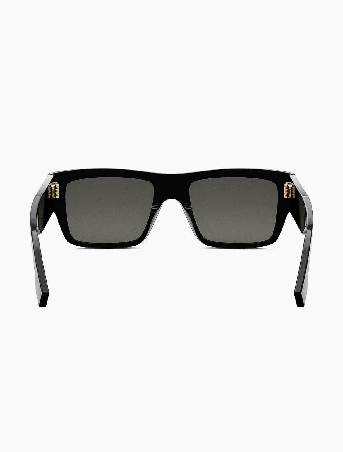 Fendi Fendi Signature 53MM Sunglasses Shiny Black Smoke Size ONE SIZE - 6 Thumbnail