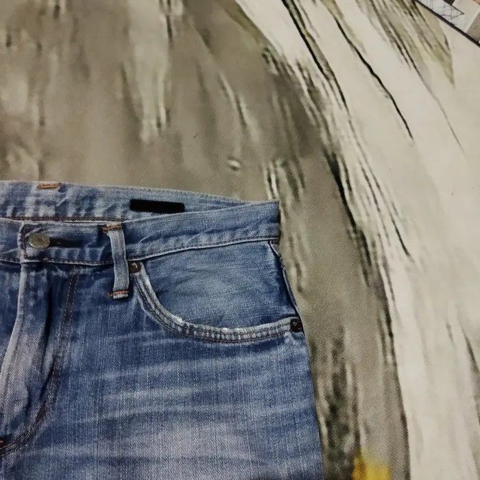Edwin × Vintage VINTAGE EDWIN 503 FADED BLUE JEANS PANTS Size US 32 / EU 48 - 5 Thumbnail