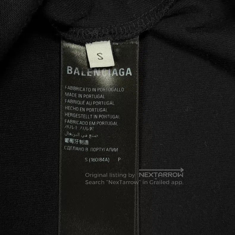 Balenciaga Balenciaga Splatter logo black short-sleeve Size US S / EU 44-46 / 1 - 7 Thumbnail