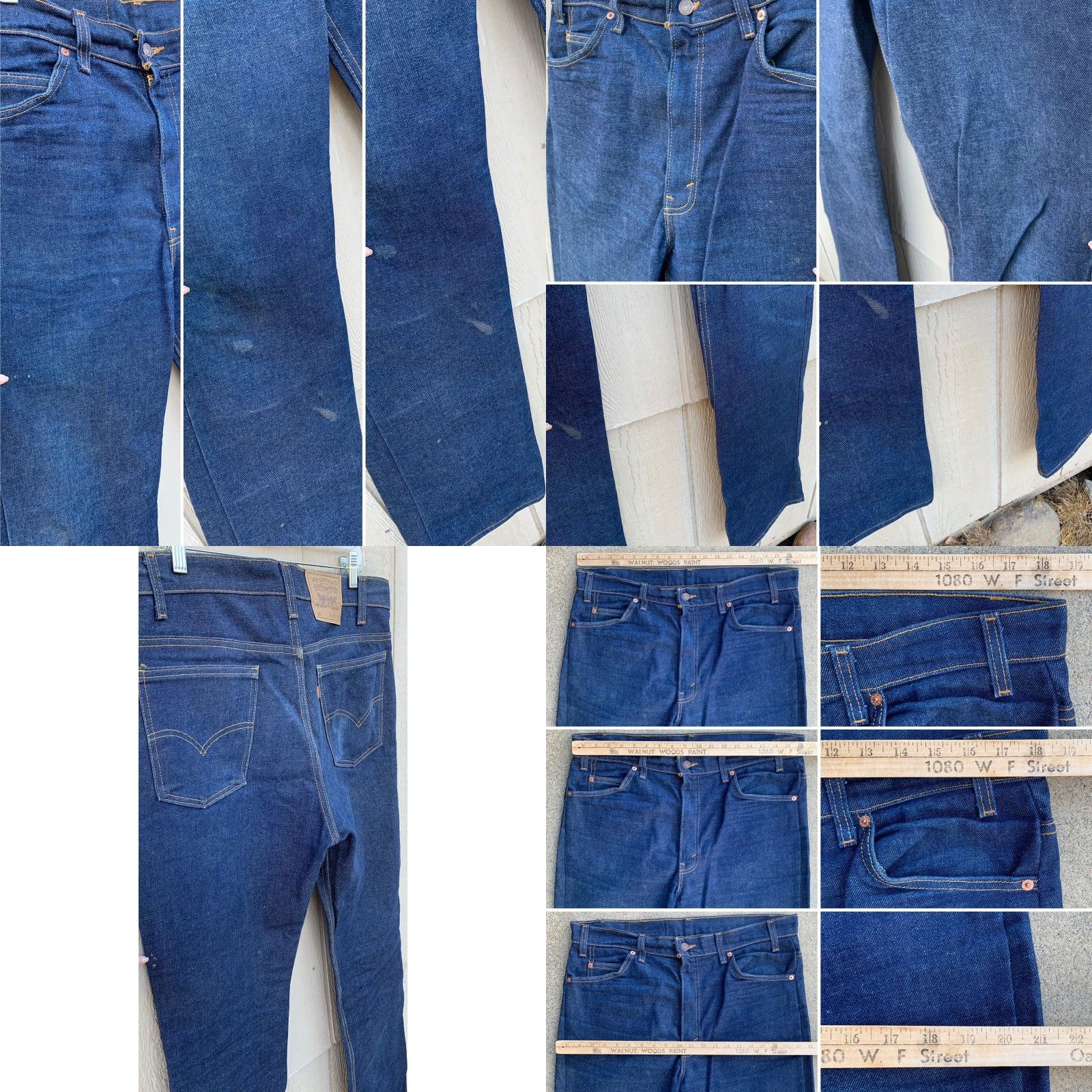 Levi's VINTAGE Levi's Jeans 517 Men Orange 36x37 1/2 W 38 L 37 1/2 5-Pocket USA Rise High 12+ Cotton Denim Jeans Size US 36 / EU 52 - 8 Thumbnail