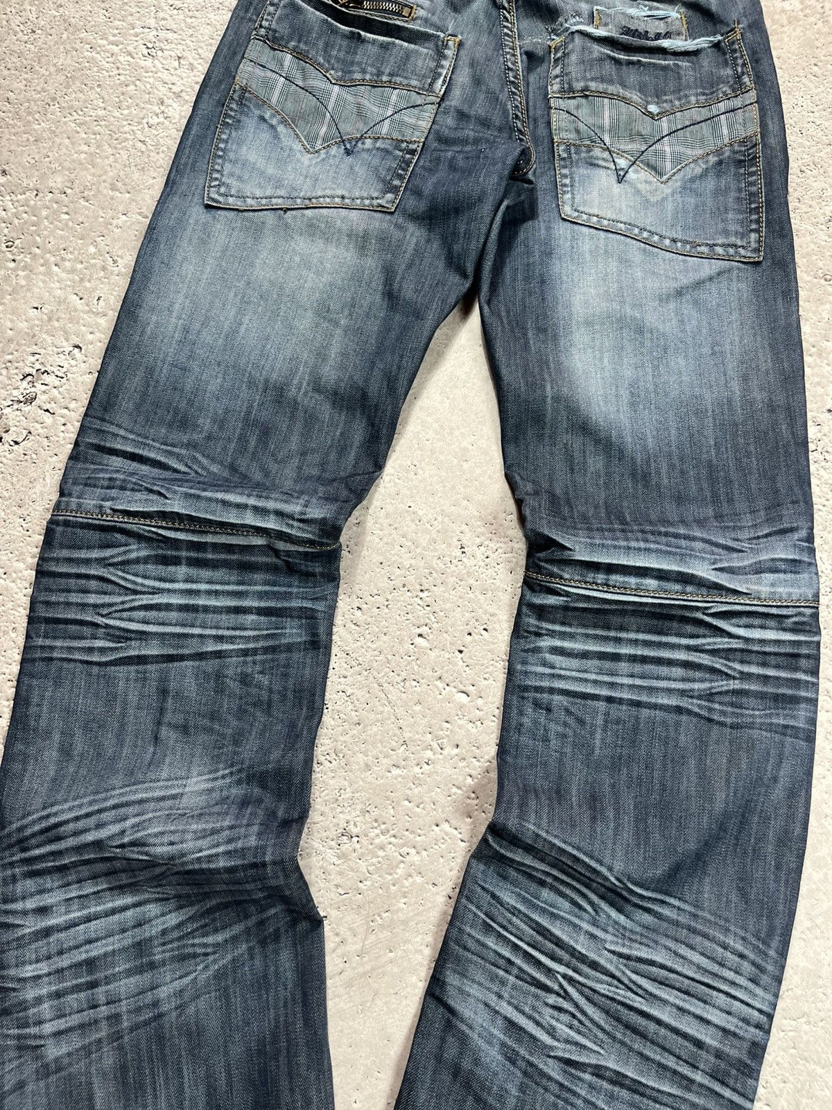 Other Y2K K&M Kosmo Lupo Distressed Jeans W30 Italy Streetwear Size US 30 / EU 46 - 5 Thumbnail