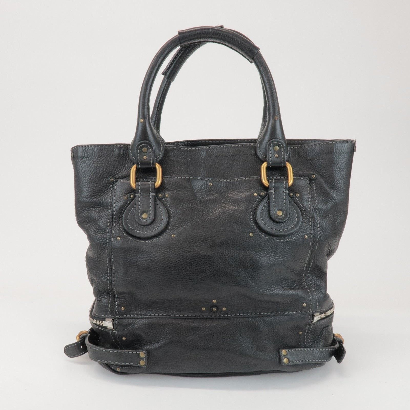 Chloe Chloe Paddington Calfskin Satchel Black Size ONE SIZE - 2 Thumbnail