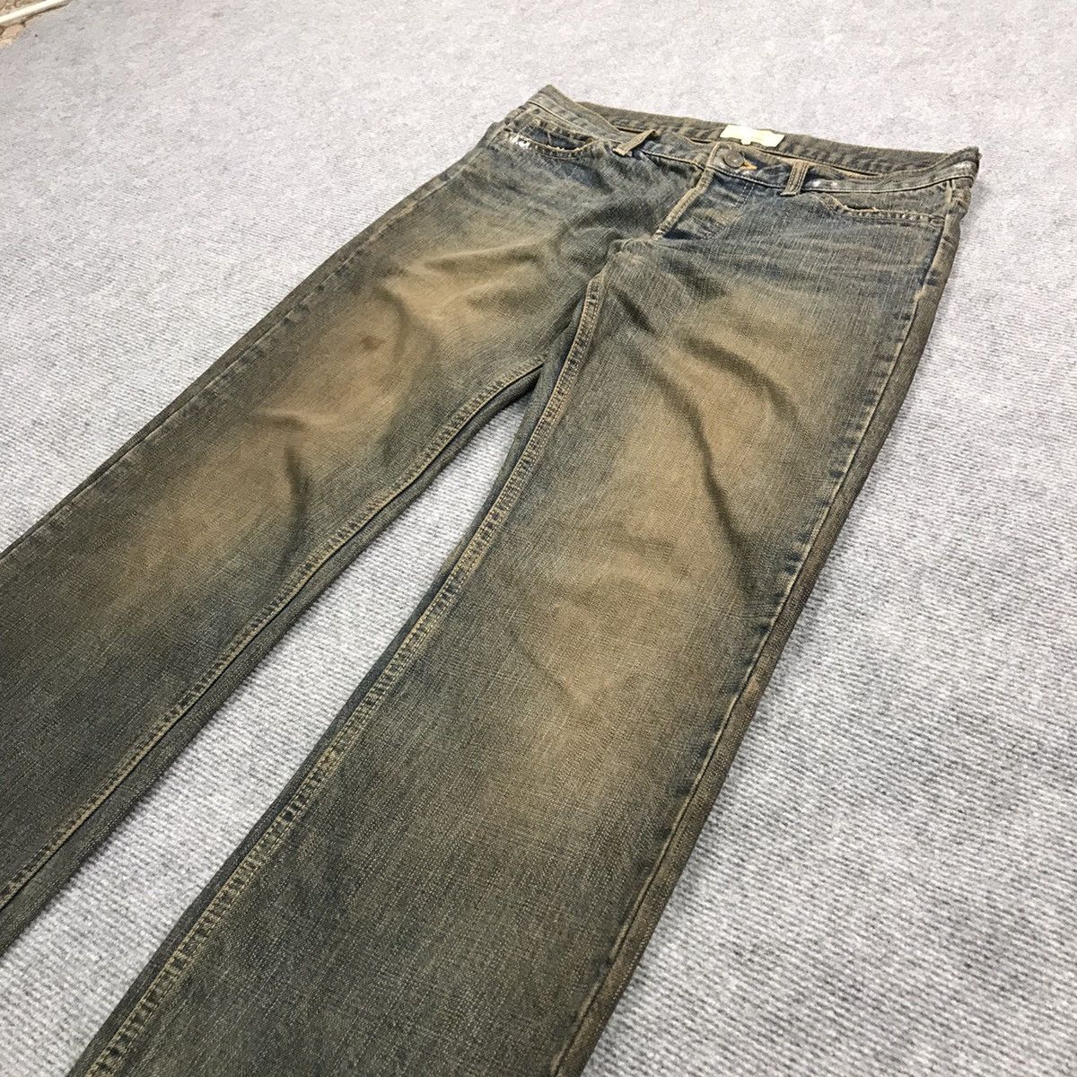 Designer × Japanese Brand RUSTY💀ROUGE VIF MADE IN JAPAN DENIM RUSTY JEANS PANTS Size US 30 / EU 46 - 4 Thumbnail
