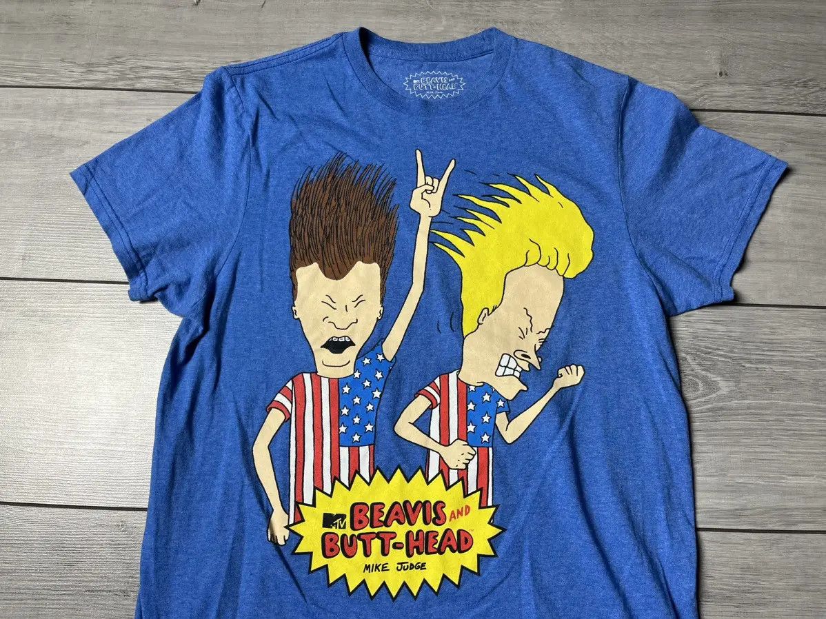 Cartoon Network Beavis and butt-head MTV mike judge Tshirt size Small Size US S / EU 44-46 / 1 - 3 Thumbnail