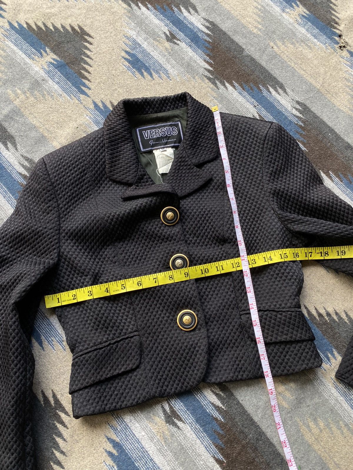 Versus Versace Versus By Gianni Versace Crop Jacket Size S / US 4 / IT 40 - 11 Thumbnail