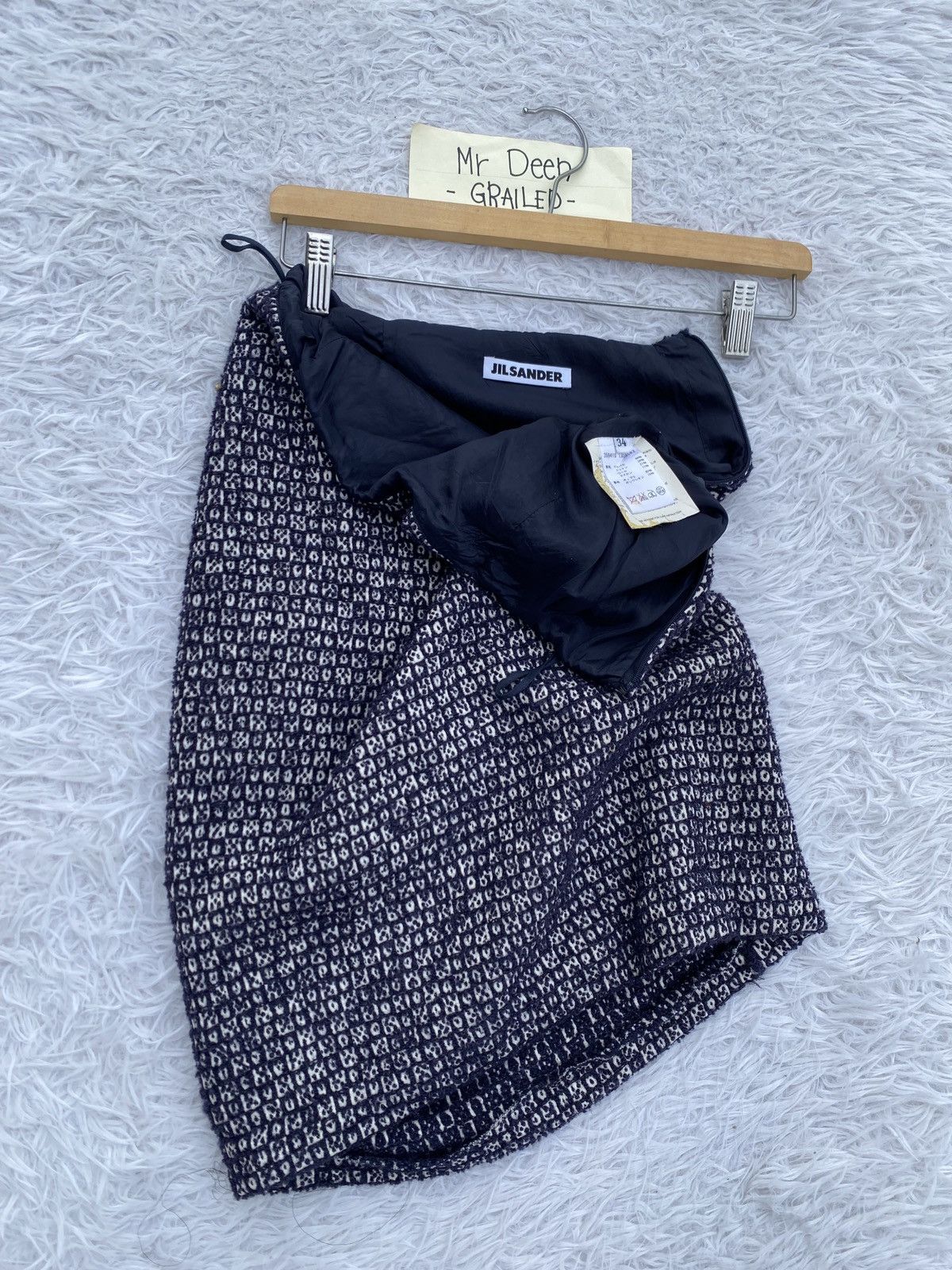 Jil Sander Rare Vintage JIL SANDER Knitted Skirt Size 27" / US 4 / IT 40 - 8 Thumbnail