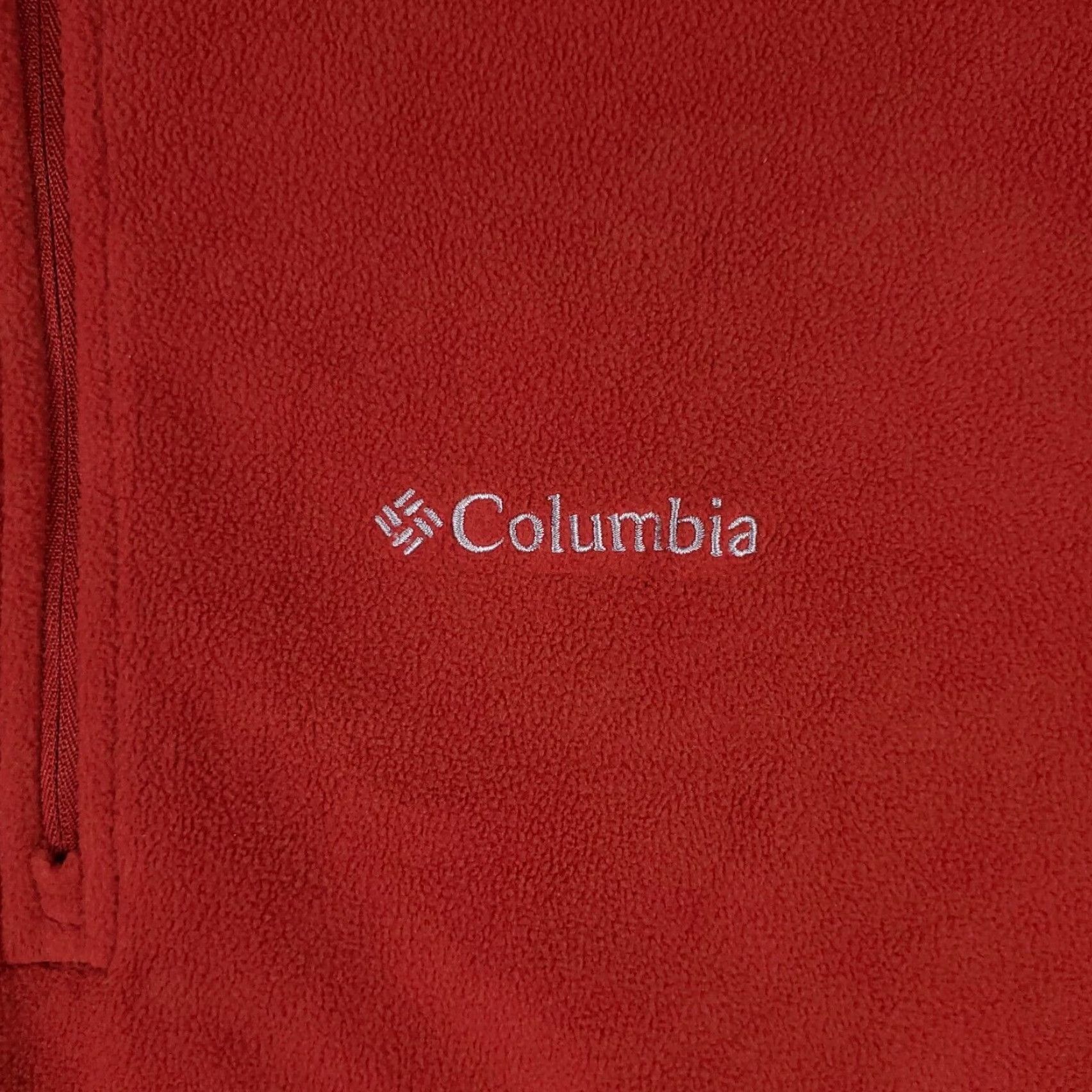 Vintage Columbia Sweater Mens Large Red Fleece 1/4 Zip Pullover Size US L / EU 52-54 / 3 - 2 Thumbnail