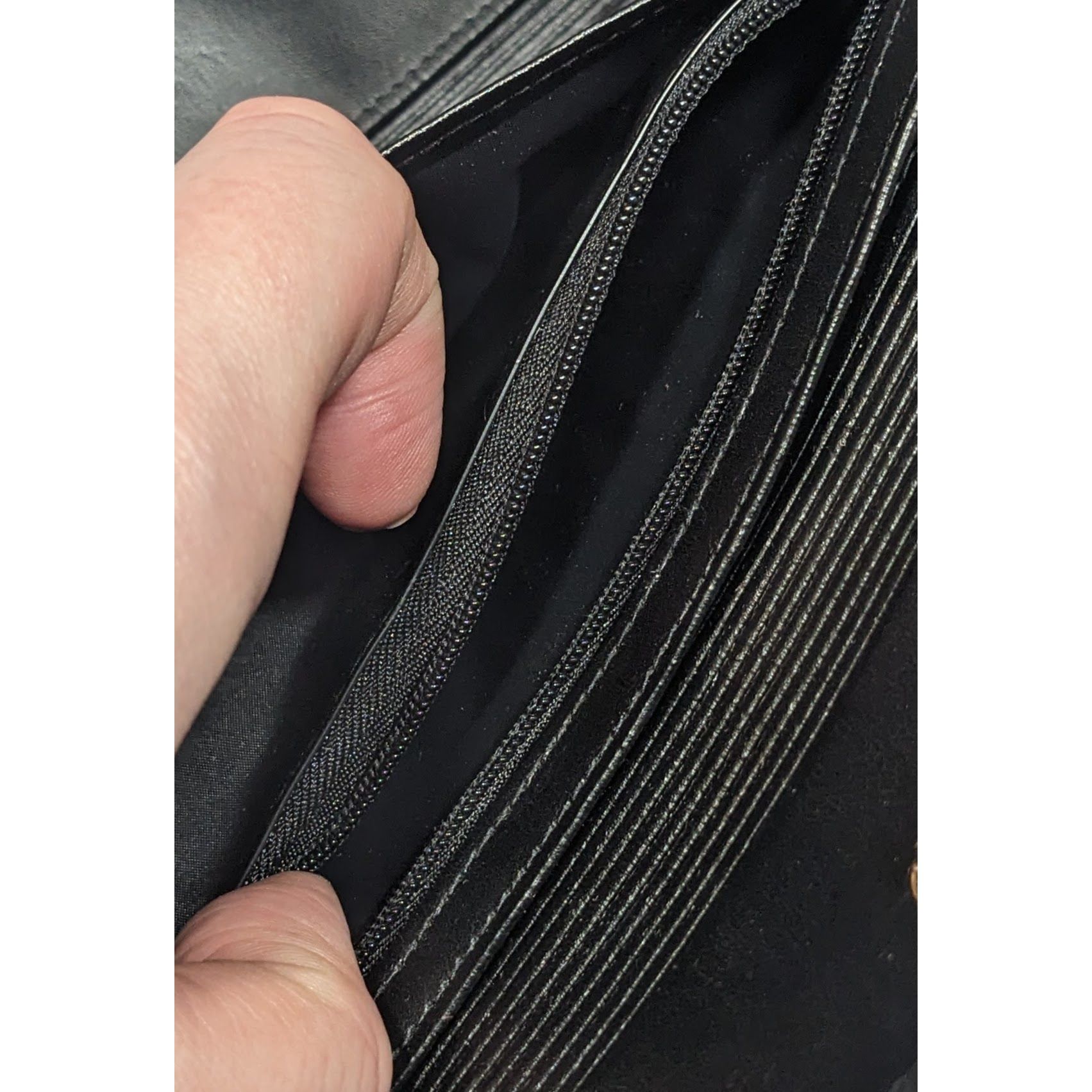Other Vintage Buxton Leather Black Wallet With Attached Coin Pouch Size ONE SIZE - 9 Thumbnail