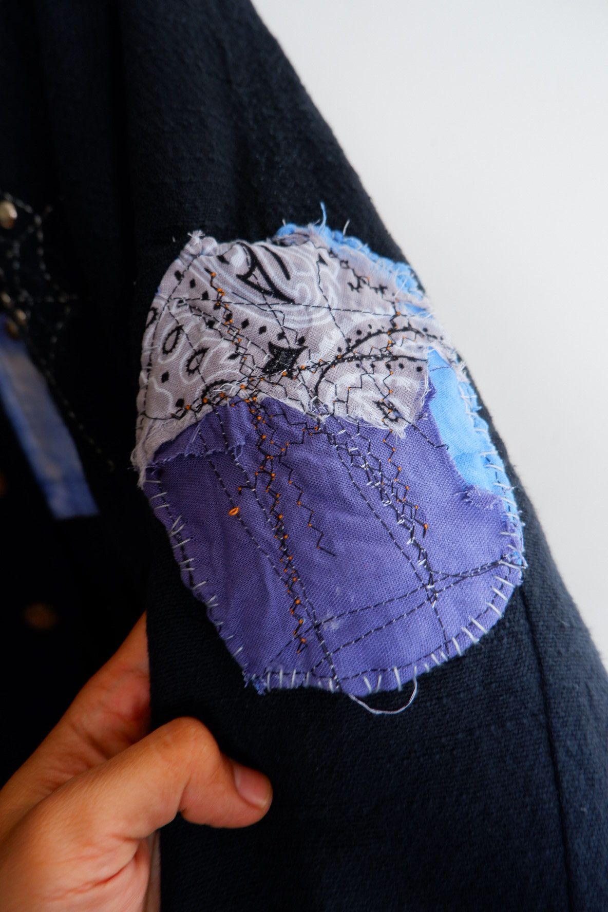 Other Kapital Japan Inspired Patchwork Sashiko Stud Custom Jacket Size US M / EU 48-50 / 2 - 9 Thumbnail