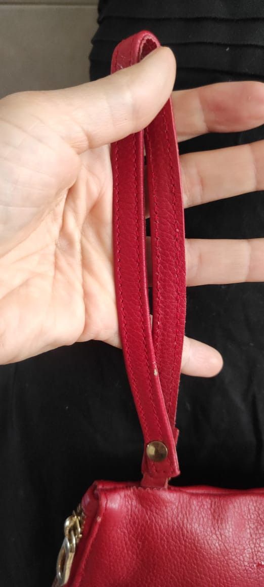 Leather × Loewe Loewe Red Zip Around Leather Wallet Size ONE SIZE - 9 Thumbnail