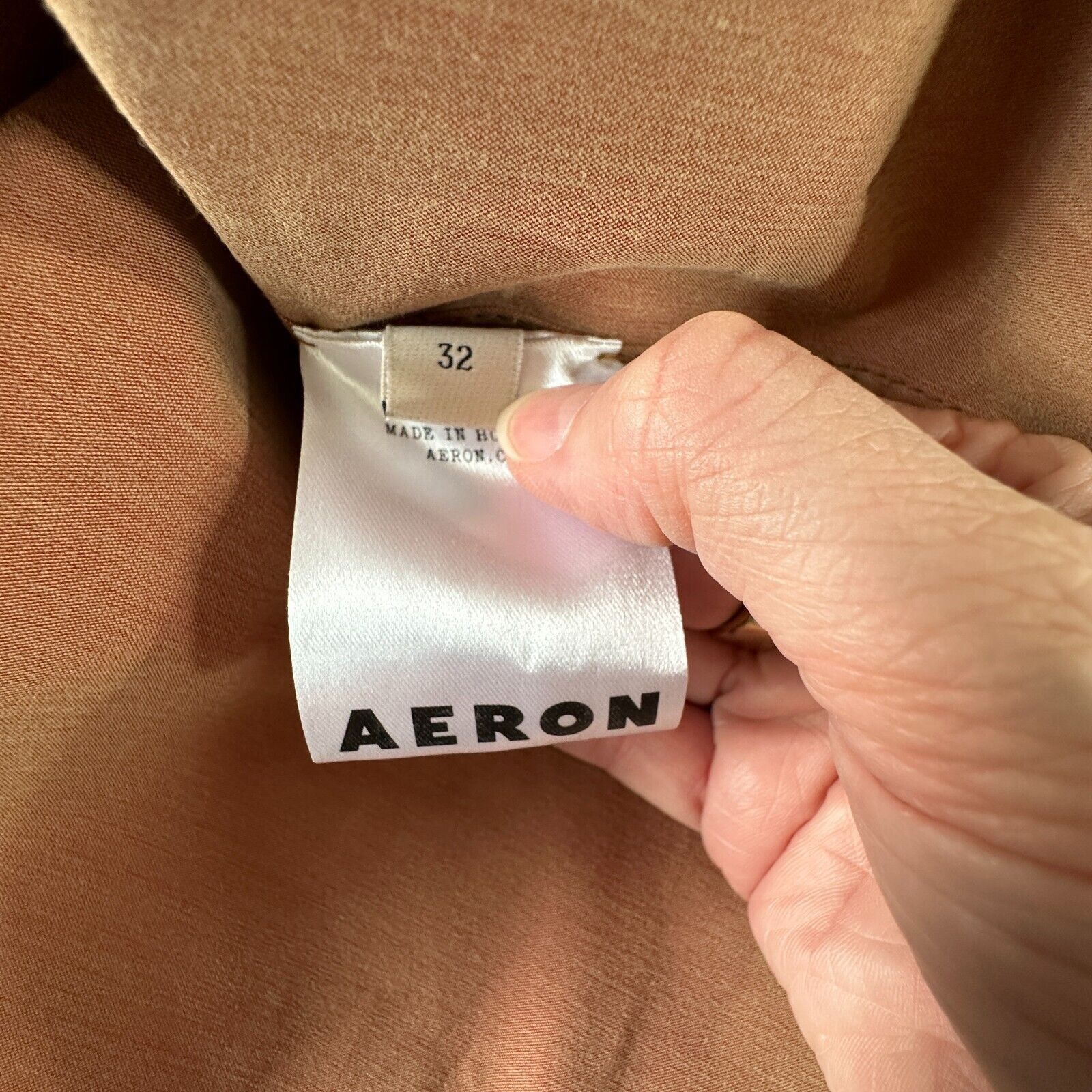 AERON Aeron Delray Peach Iridescent Sleeveless Button Trench Coat Size XS / US 0-2 / IT 36-38 - 9 Thumbnail
