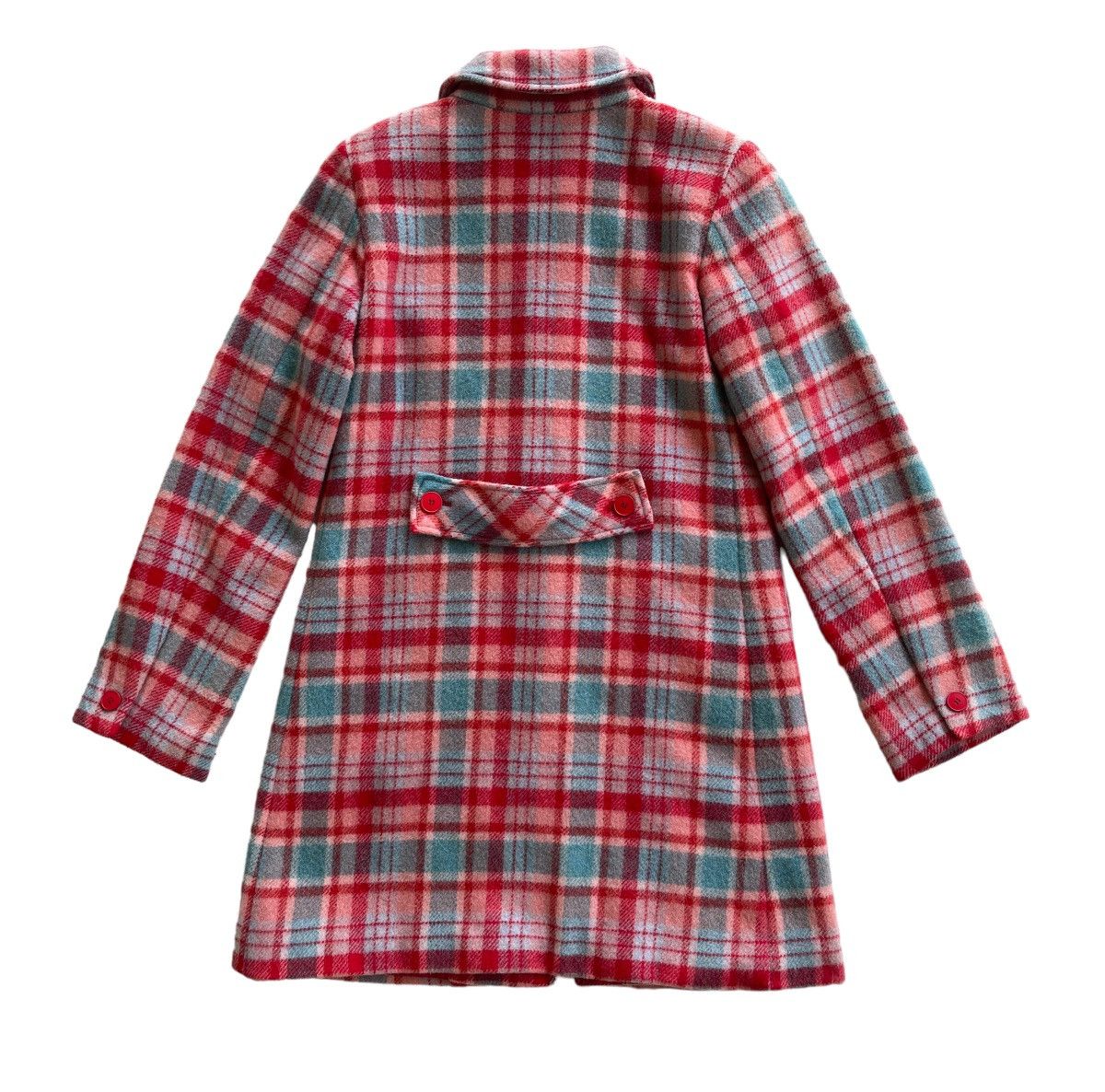 agnes b. 2006 Agnes B. Wool Tartan Chester Coat Size S / US 4 / IT 40 - 2 Thumbnail