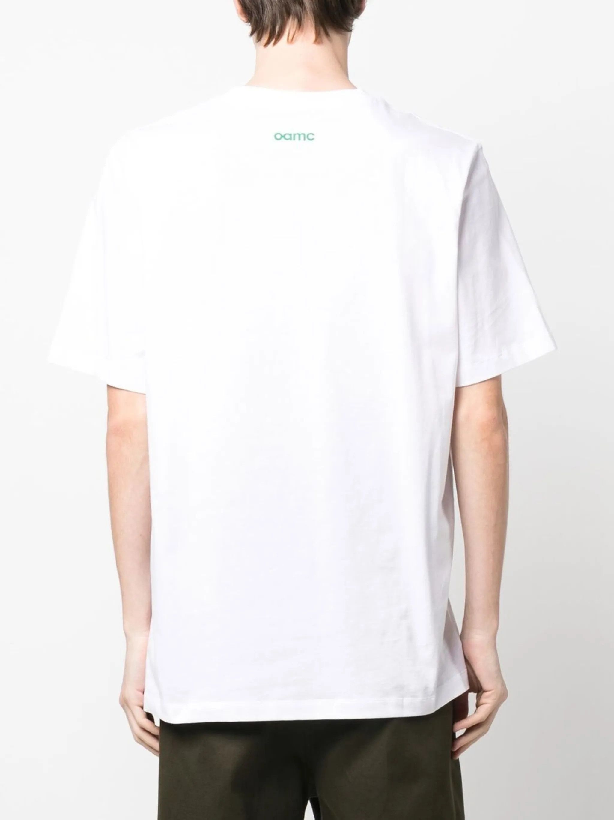 OAMC o1y0225 Logo Crewneck T-Shirt in White Size US XL / EU 56 / 4 - 4 Thumbnail