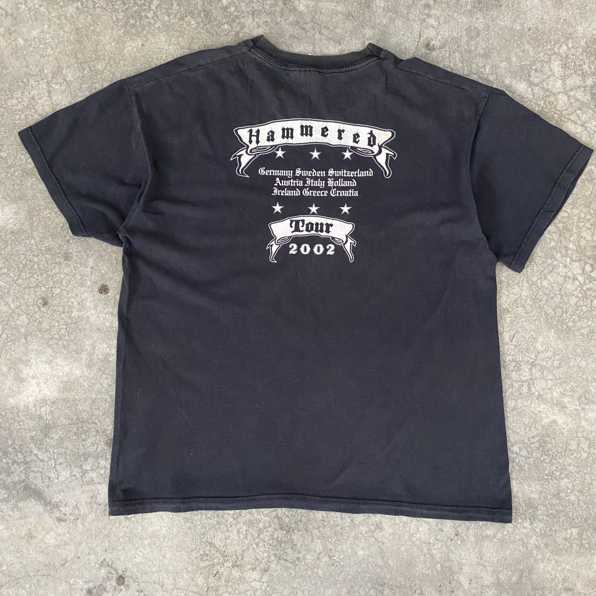 Band Tees Vintage Y2K 2002 Motorhead Hammered Tour Promo Band Tee Size US XL / EU 56 / 4 - 8 Thumbnail