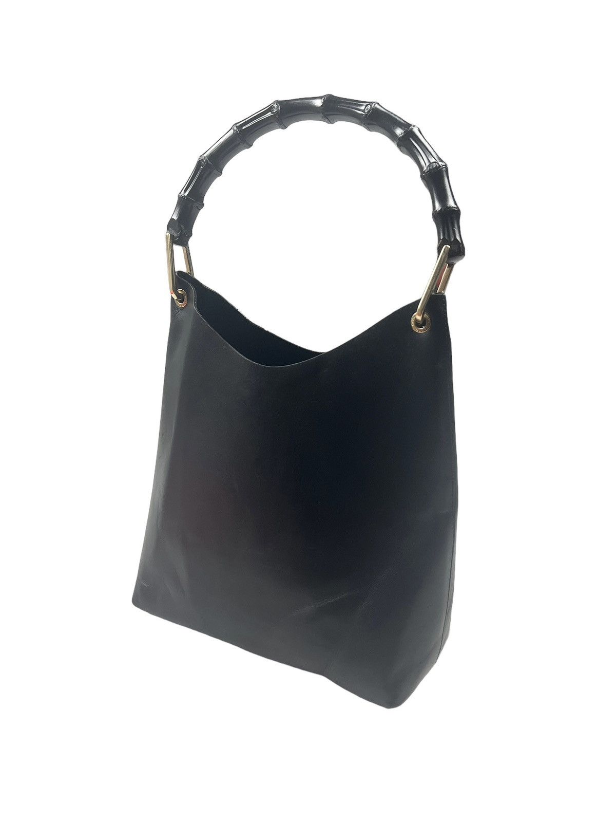 Gucci Vintage Gucci Bamboo Top Handle Leather Bag Size ONE SIZE - 2 Thumbnail