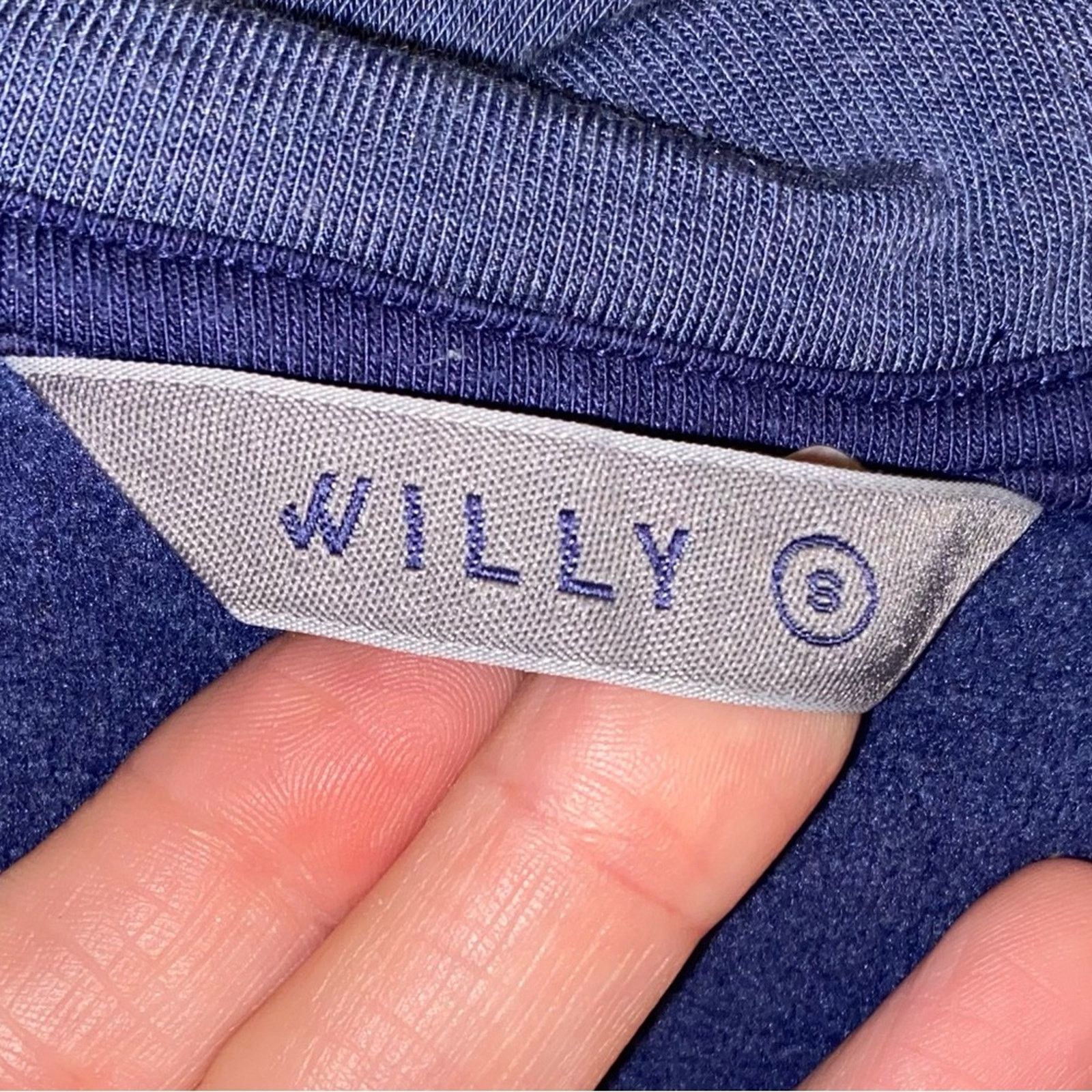 Willy Chavarria WILLY California 501 Mendocino Blue Zip Front Hoodie S EUC Size US S / EU 44-46 / 1 - 3 Thumbnail