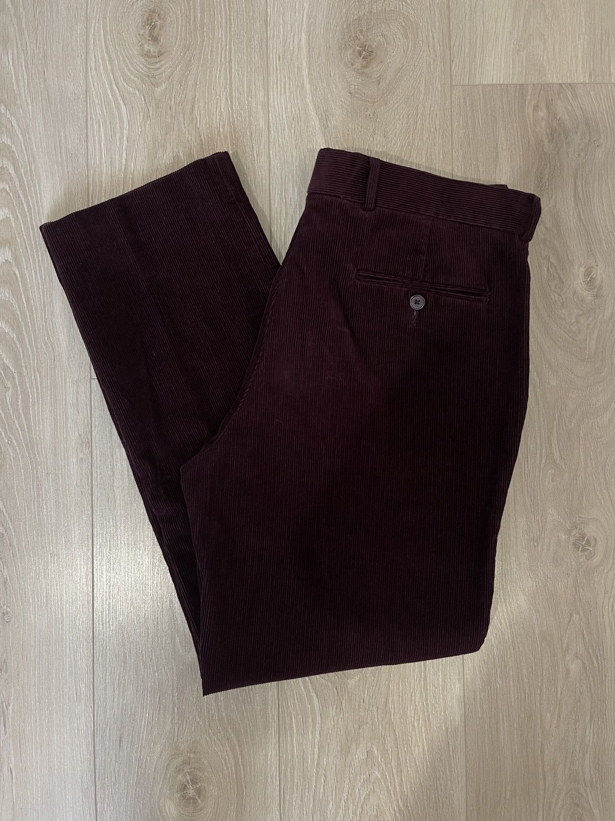 Vintage James pringle corduroy pants vintage burgundy men’s 36W Size US 36 / EU 52 - 16 Thumbnail