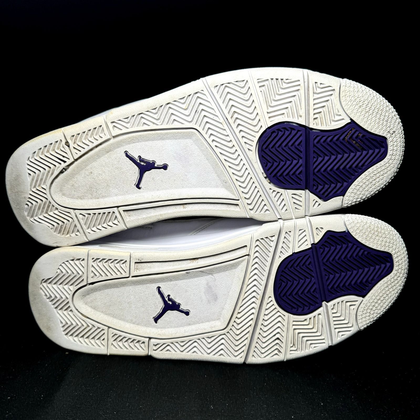 Jordan Brand × Nike Size 9 - Nike Air Jordan 4 Retro Purple Metallic Men's Shoes Size US 9 / EU 42 - 6 Thumbnail
